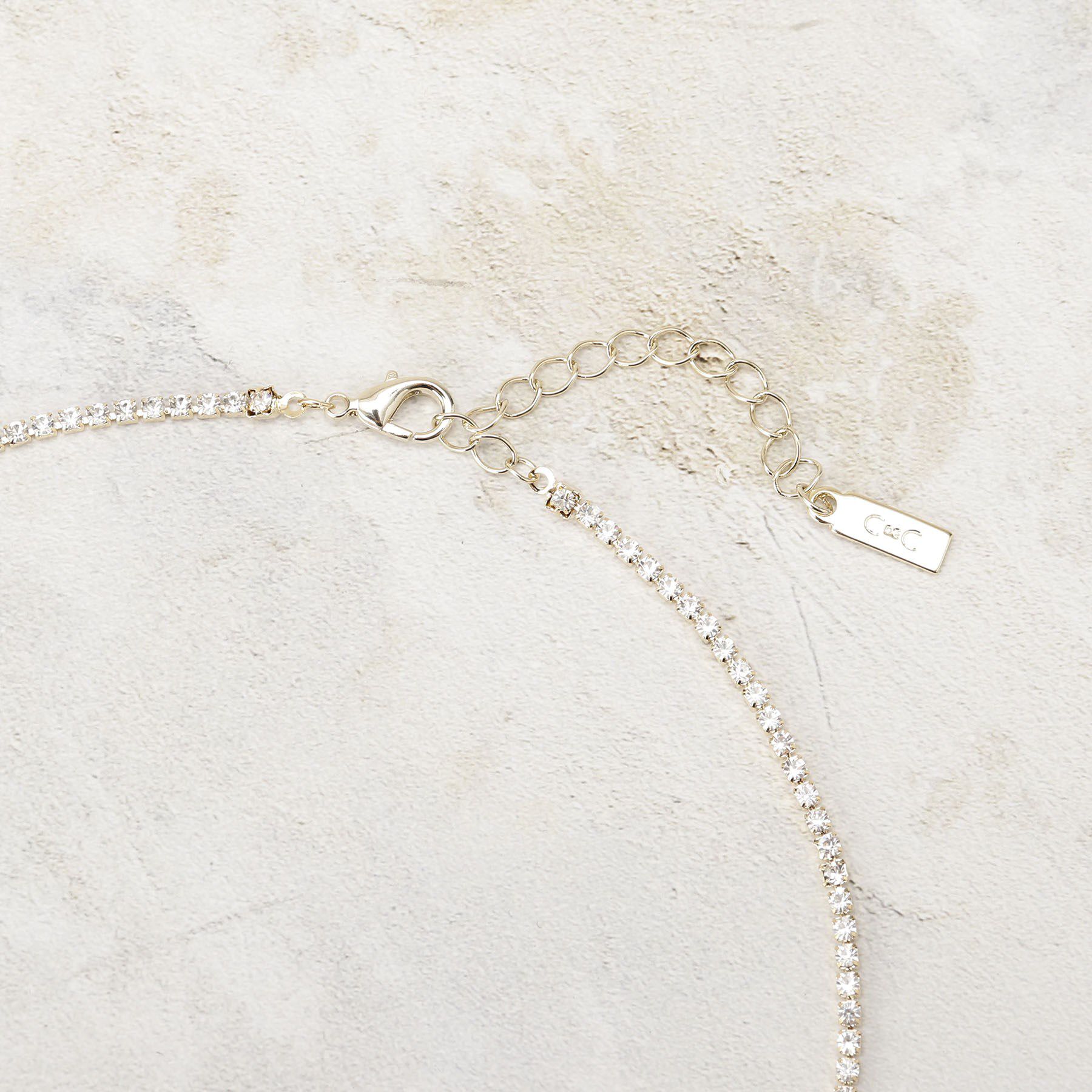 COUP DE CHANCE「スイングダイヤチェーン／キラキラ／大人ネックレス／華やか」|ネックレス|