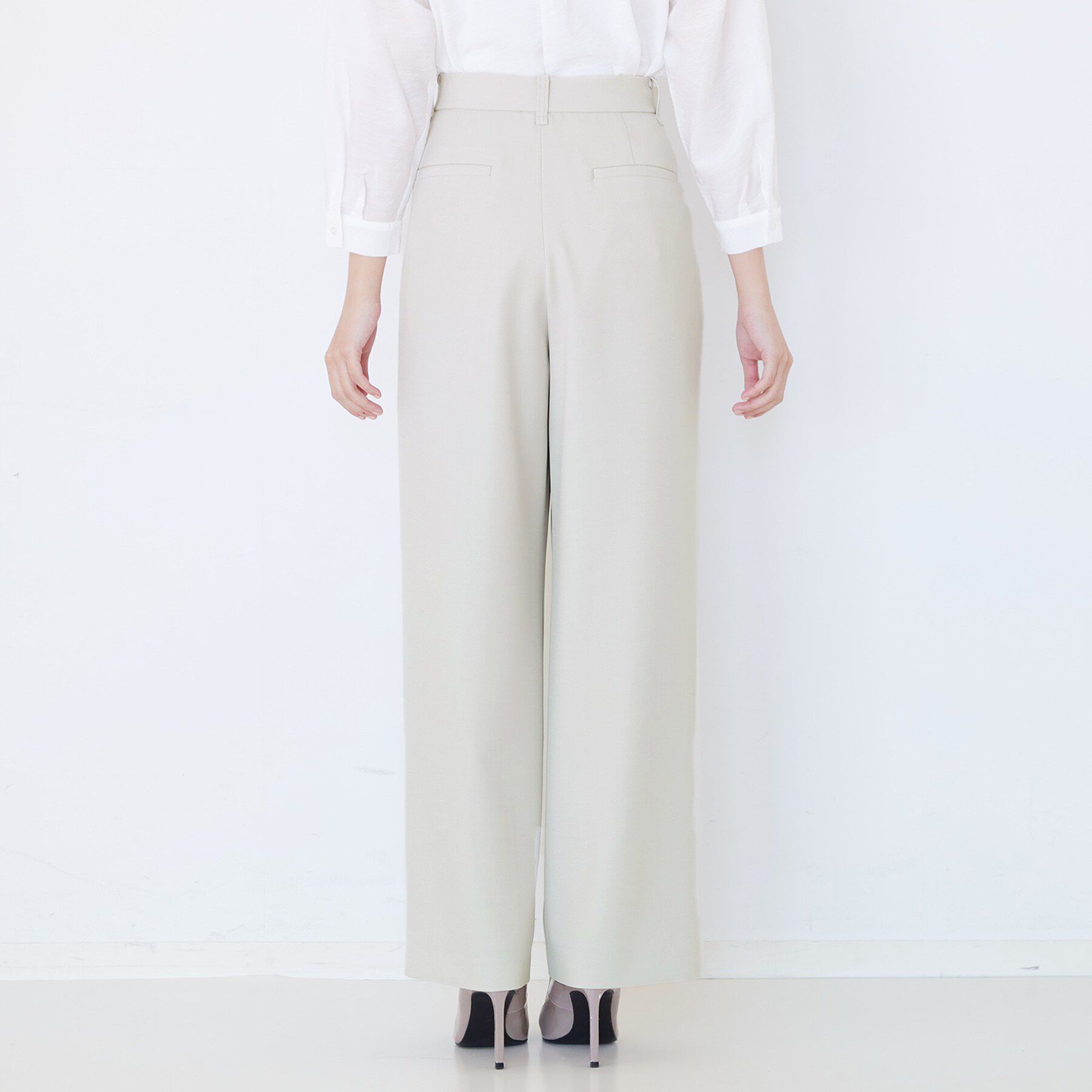 COUP DE CHANCE「【手洗い可】タック入りワイドパンツ」|その他|