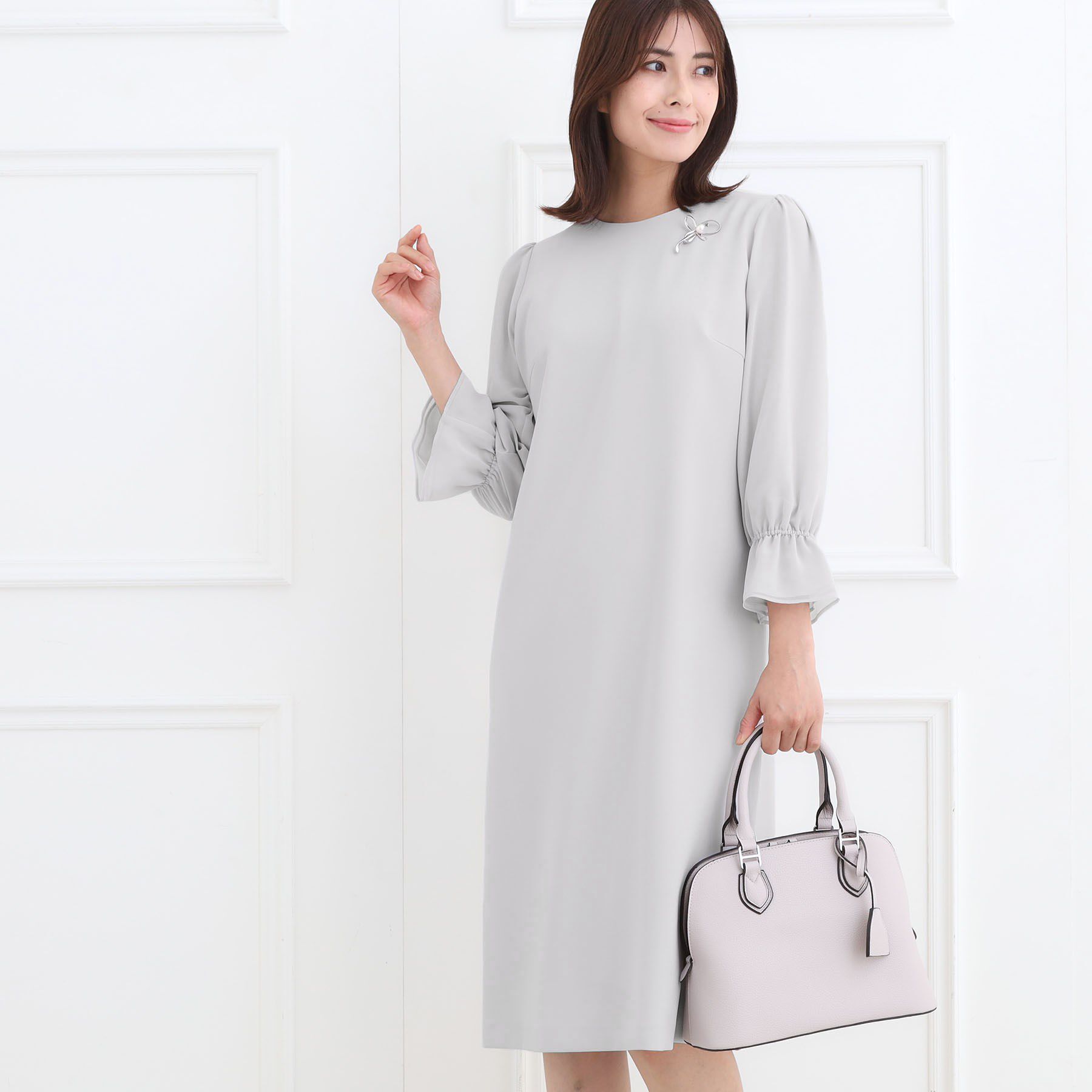 Reflect「【フォーマル／入卒／セットアップ可】キャンディスリーブワンピース」|ワンピース|