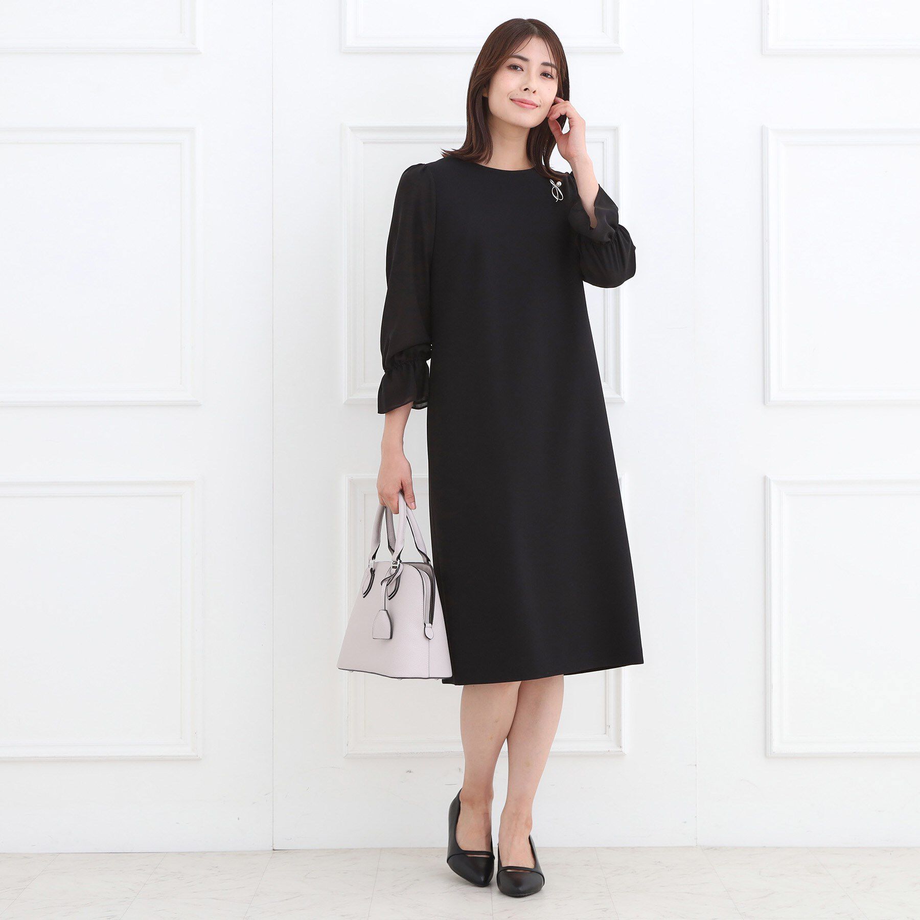 Reflect「【フォーマル／入卒／セットアップ可】キャンディスリーブワンピース」|ワンピース|