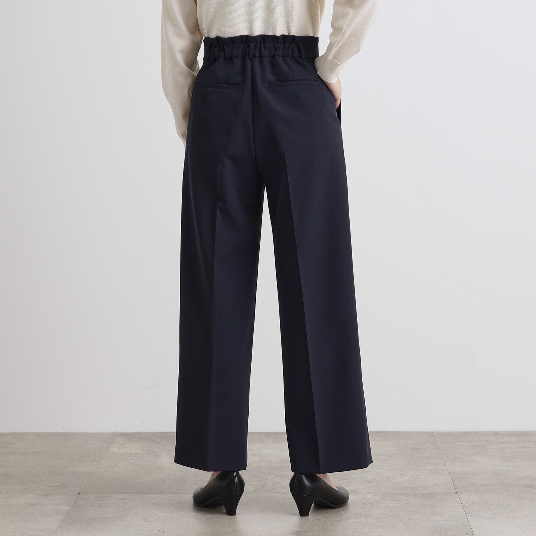 grove「【洗える】しなやかストレッチワイドパンツ」|その他|