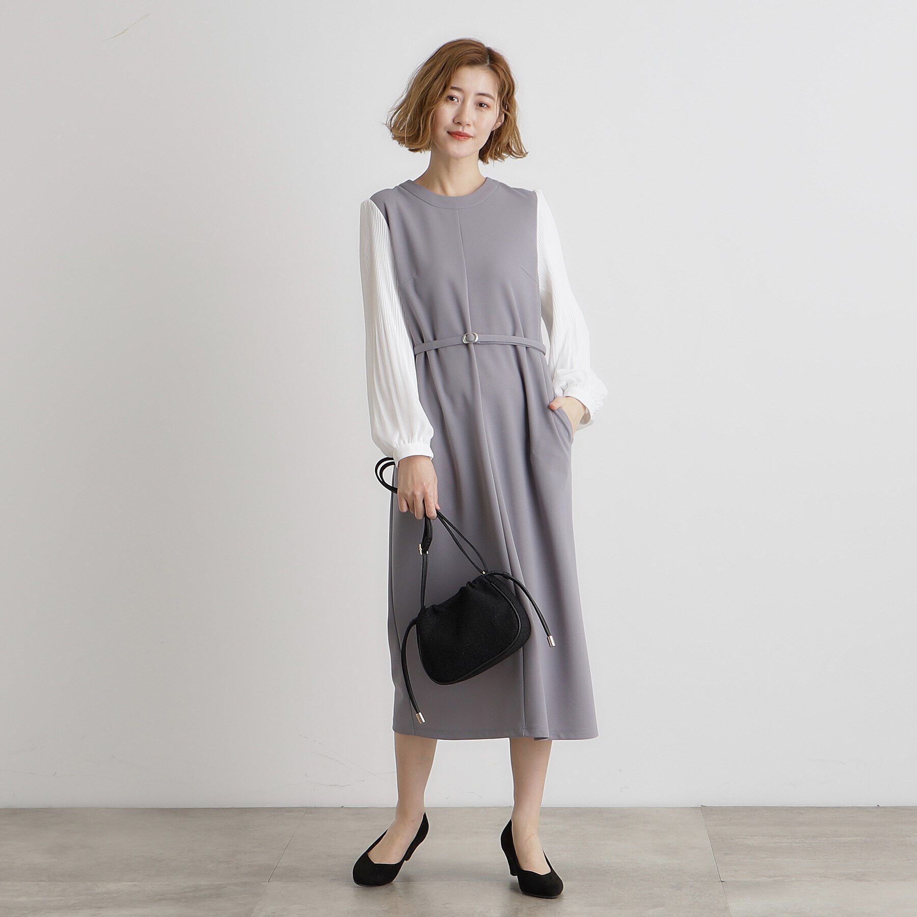 grove「【雑誌掲載】ラウンド巾着ショルダー」|ショルダー・メッセンジャー|