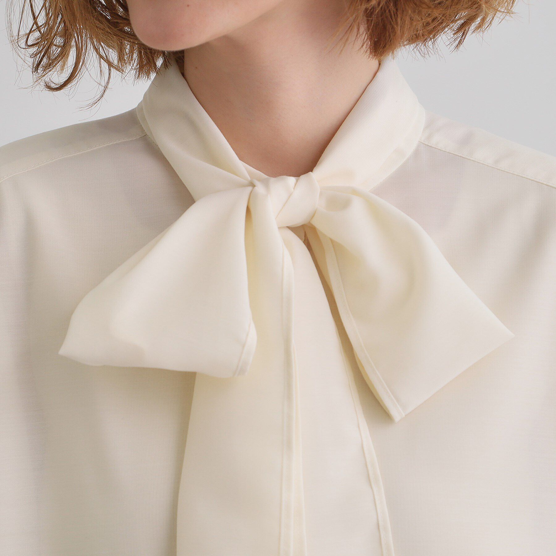 grove「2WAYシアーボウタイブラウス」|シャツ・ブラウス|