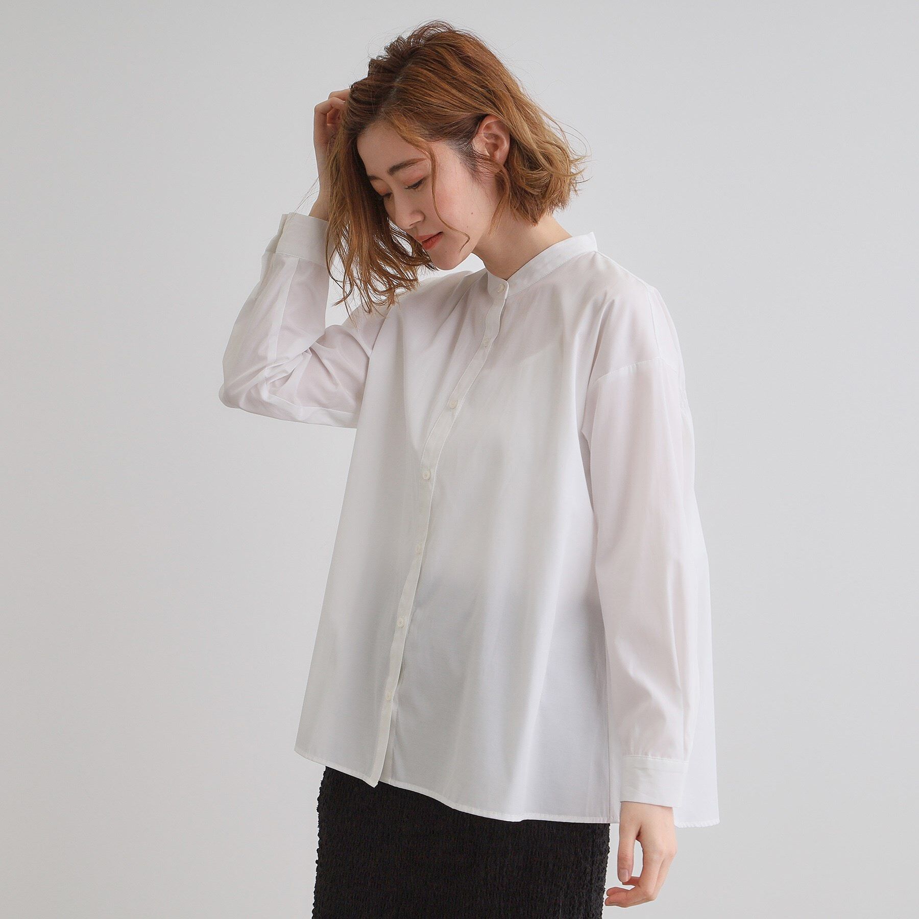 grove「バックシャーリングシャツ」|シャツ・ブラウス|