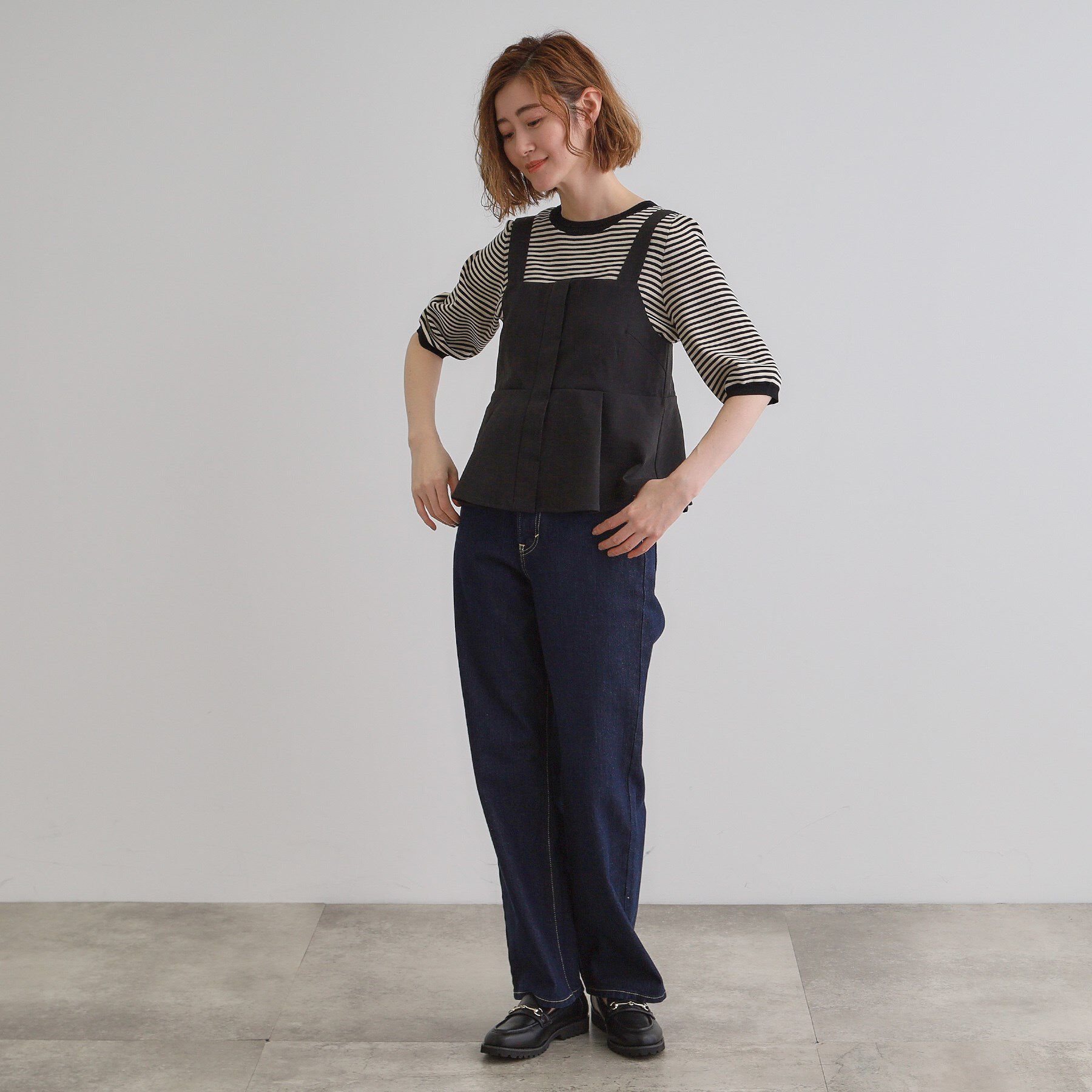 grove「デニムアソート麻調ビスチェセット」|スーツ|