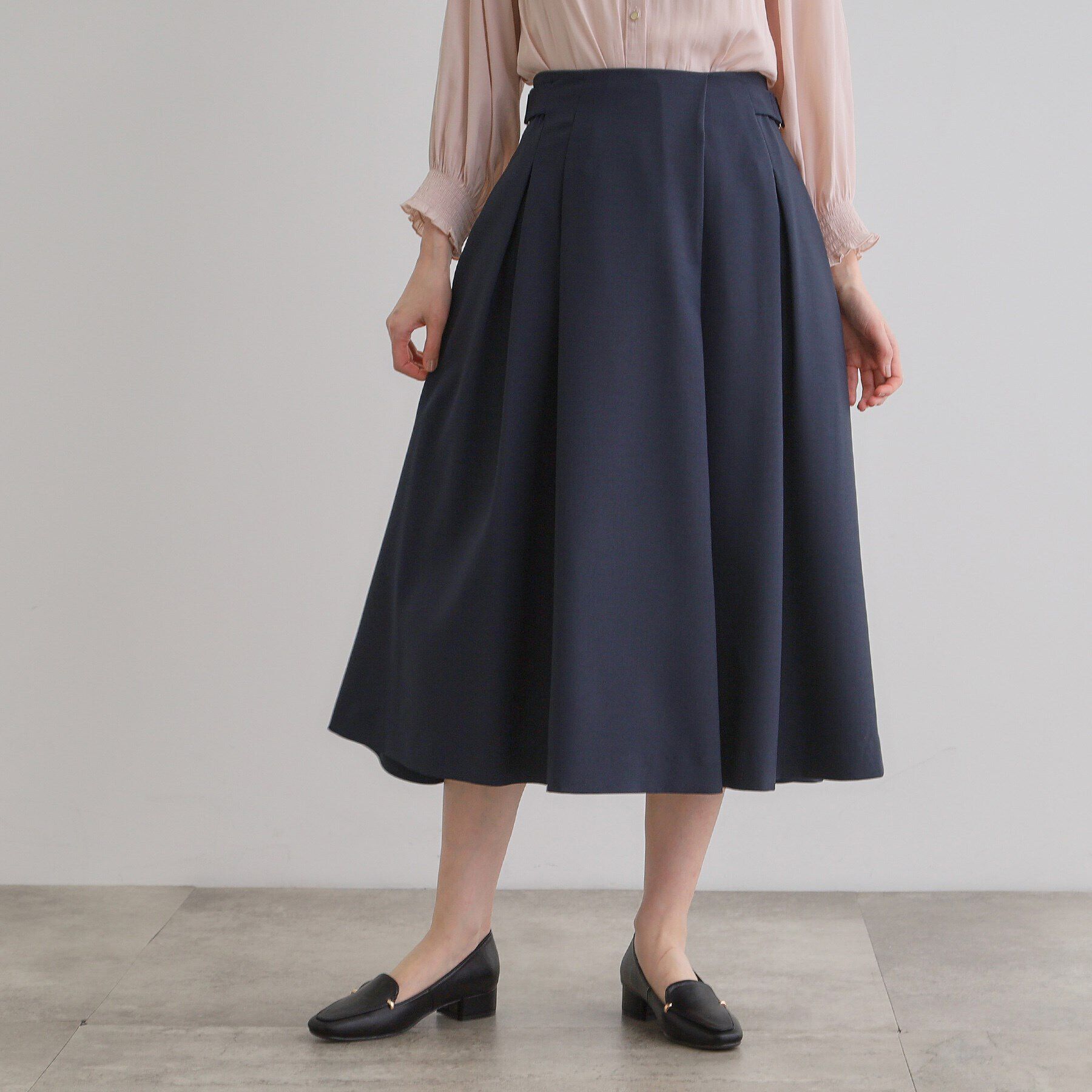 grove「サイドベルトタックフレアスカート」|スカート|