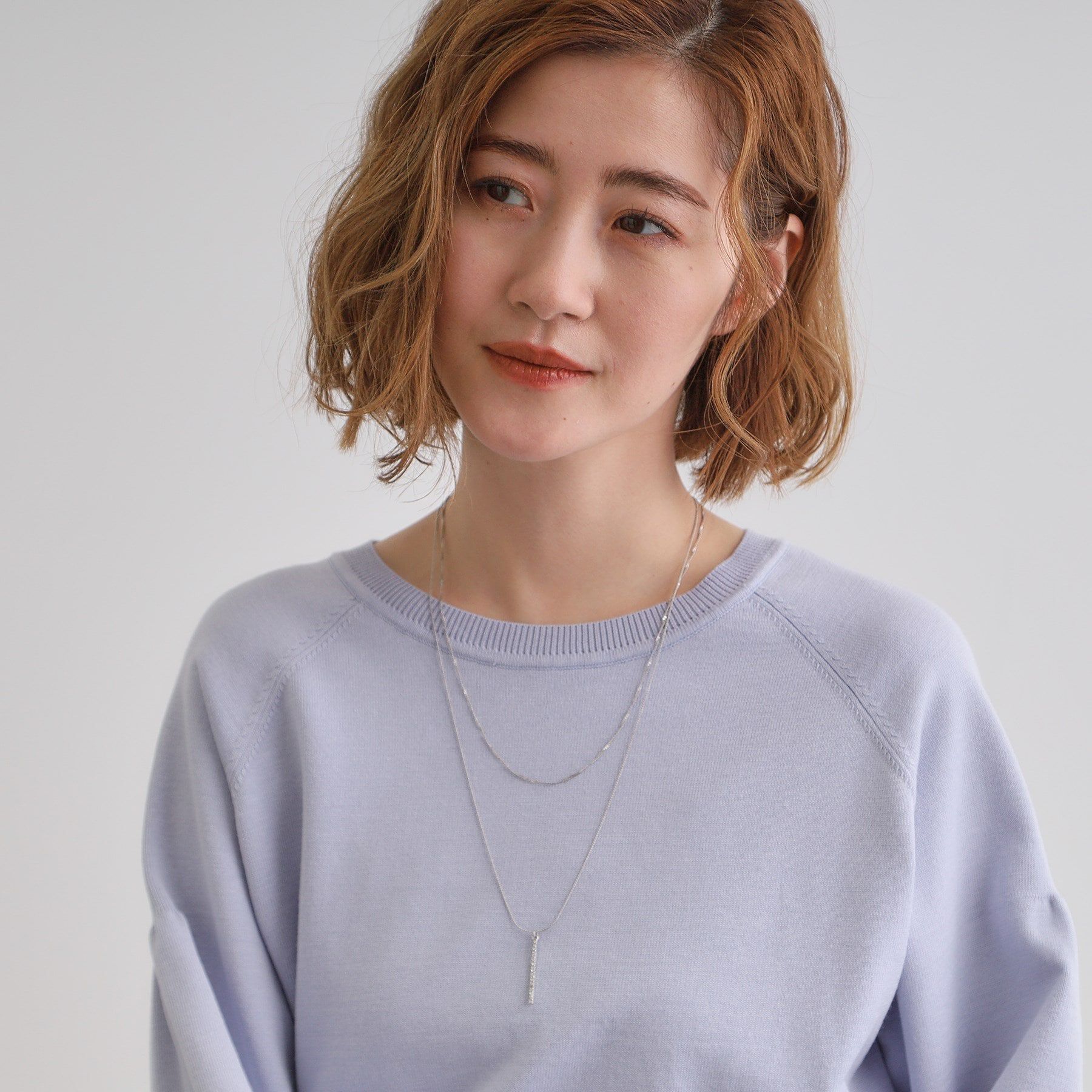 grove「ビジューバー2連ネックレス」|ネックレス|