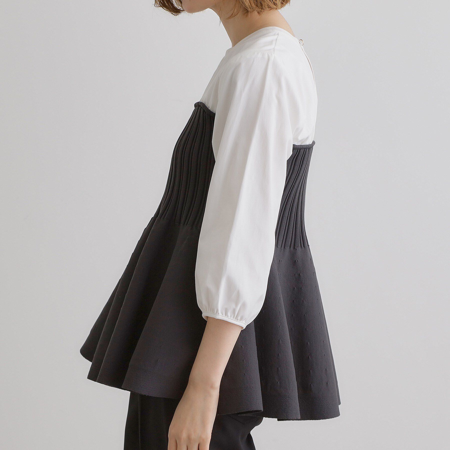 grove「ニットビスチェドッキングシャツ」|Tシャツ・カットソー|