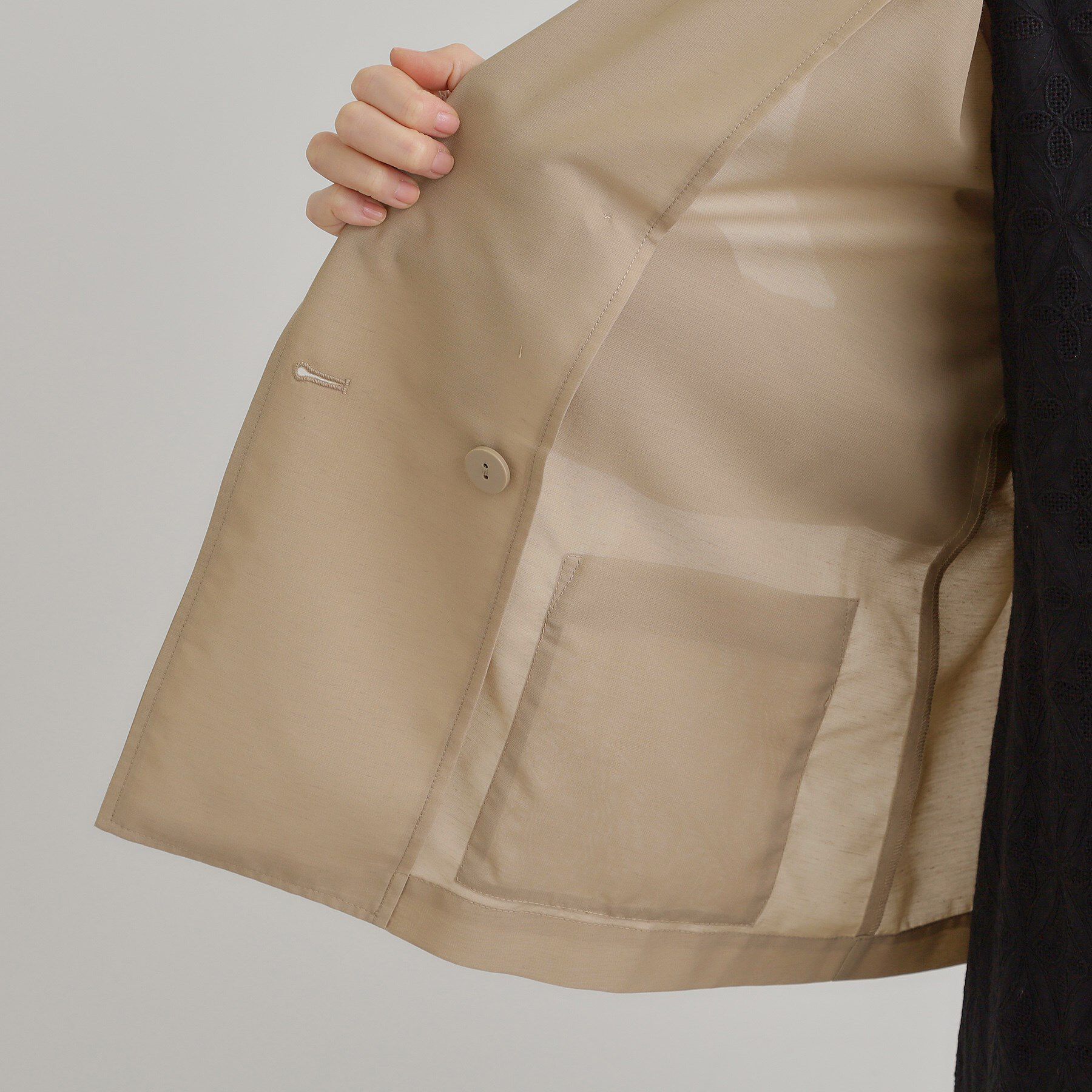 grove「【洒落感際立つ羽織アイテム】シアーテーラードジャケット」|テーラードジャケット|