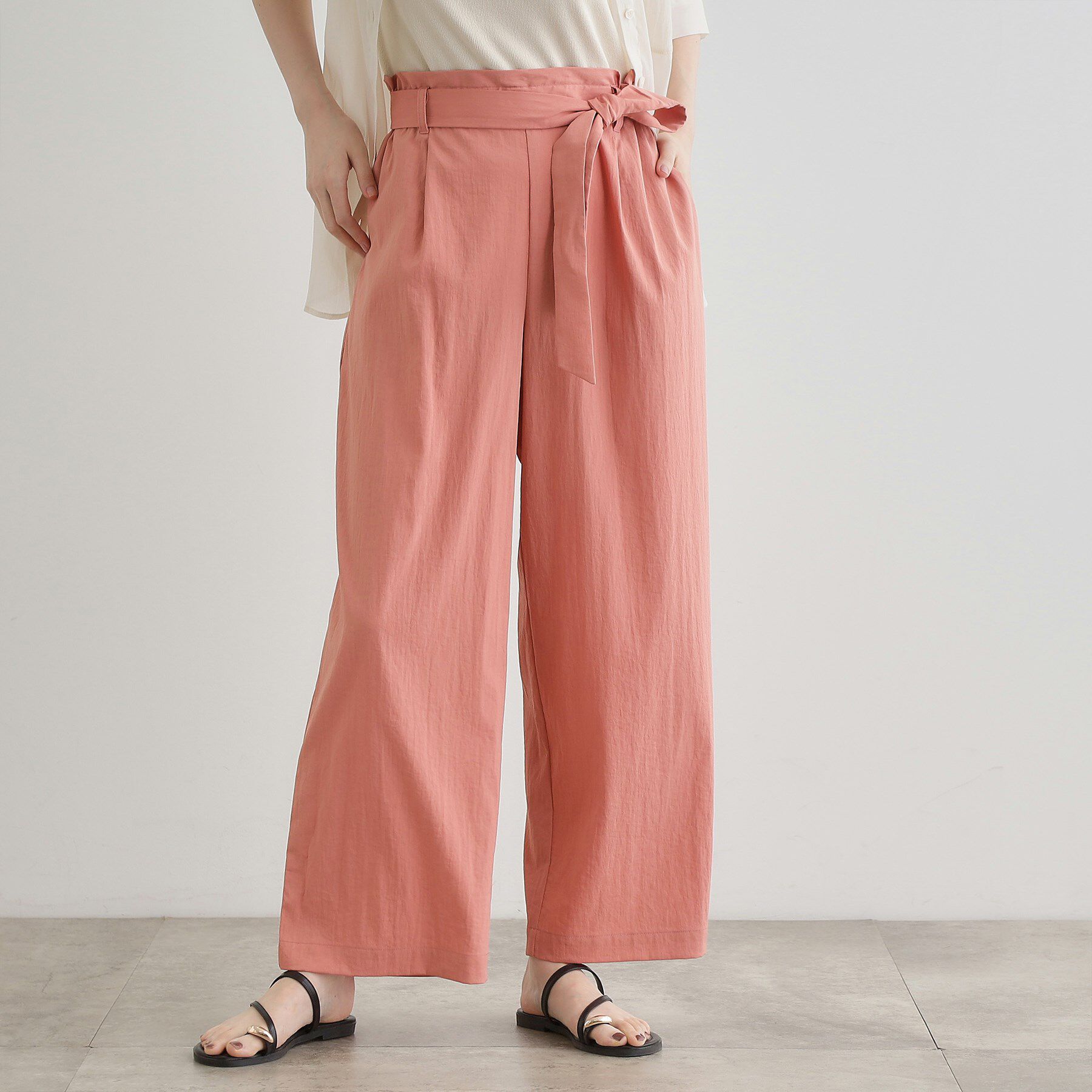 grove「【晴れの日も雨の日も】撥水イージーワイドパンツ」|その他|