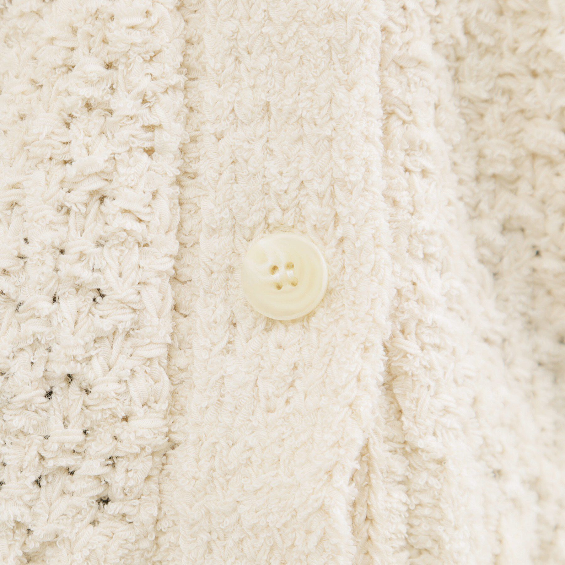 grove「コットン混バスケットVネックカーディガン」|カーディガン|