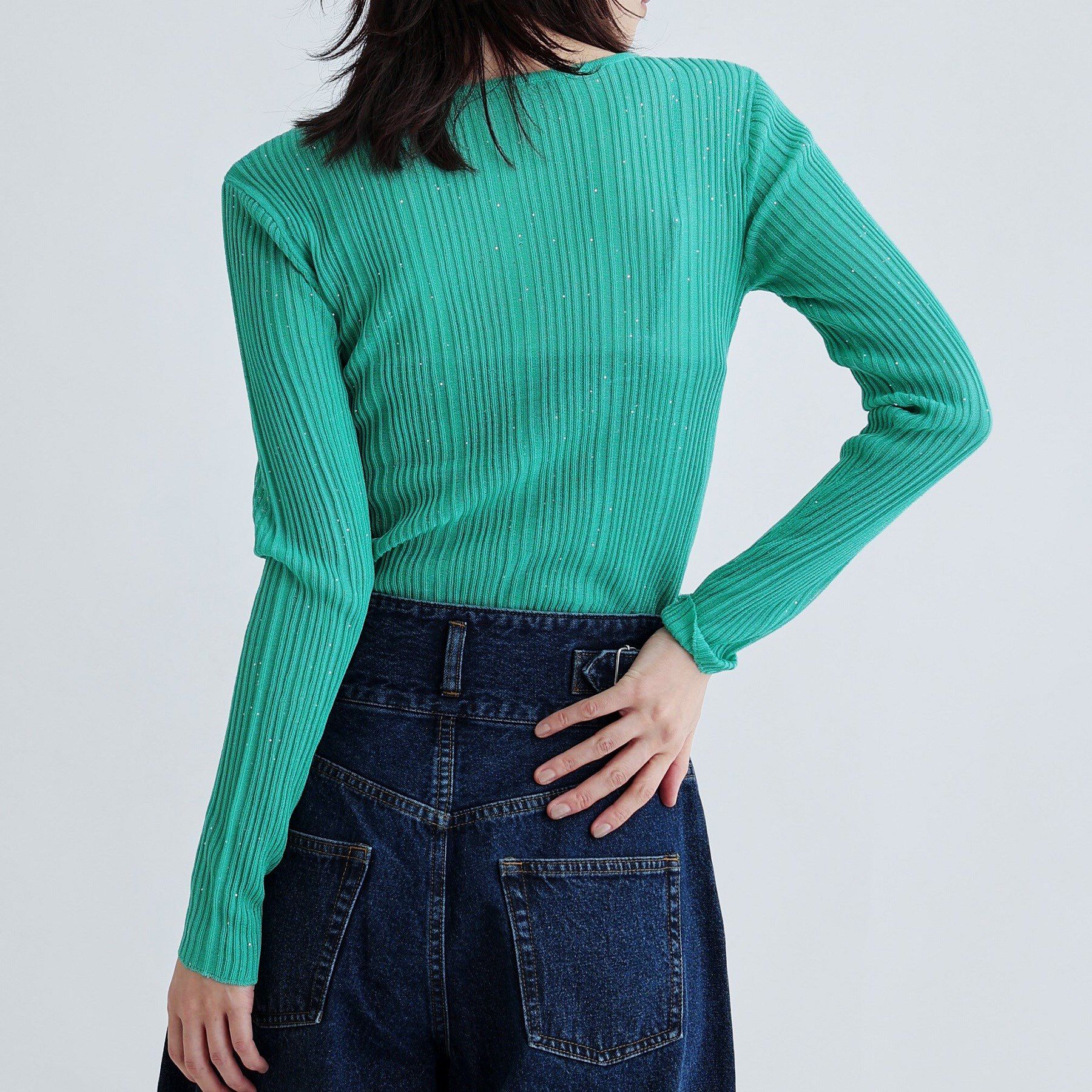 GALLEST「シアースパンコールニット」|ニット・セーター|