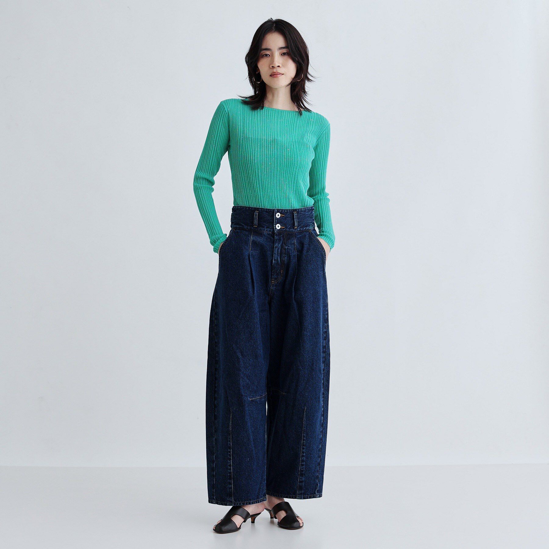 GALLEST「シアースパンコールニット」|ニット・セーター|