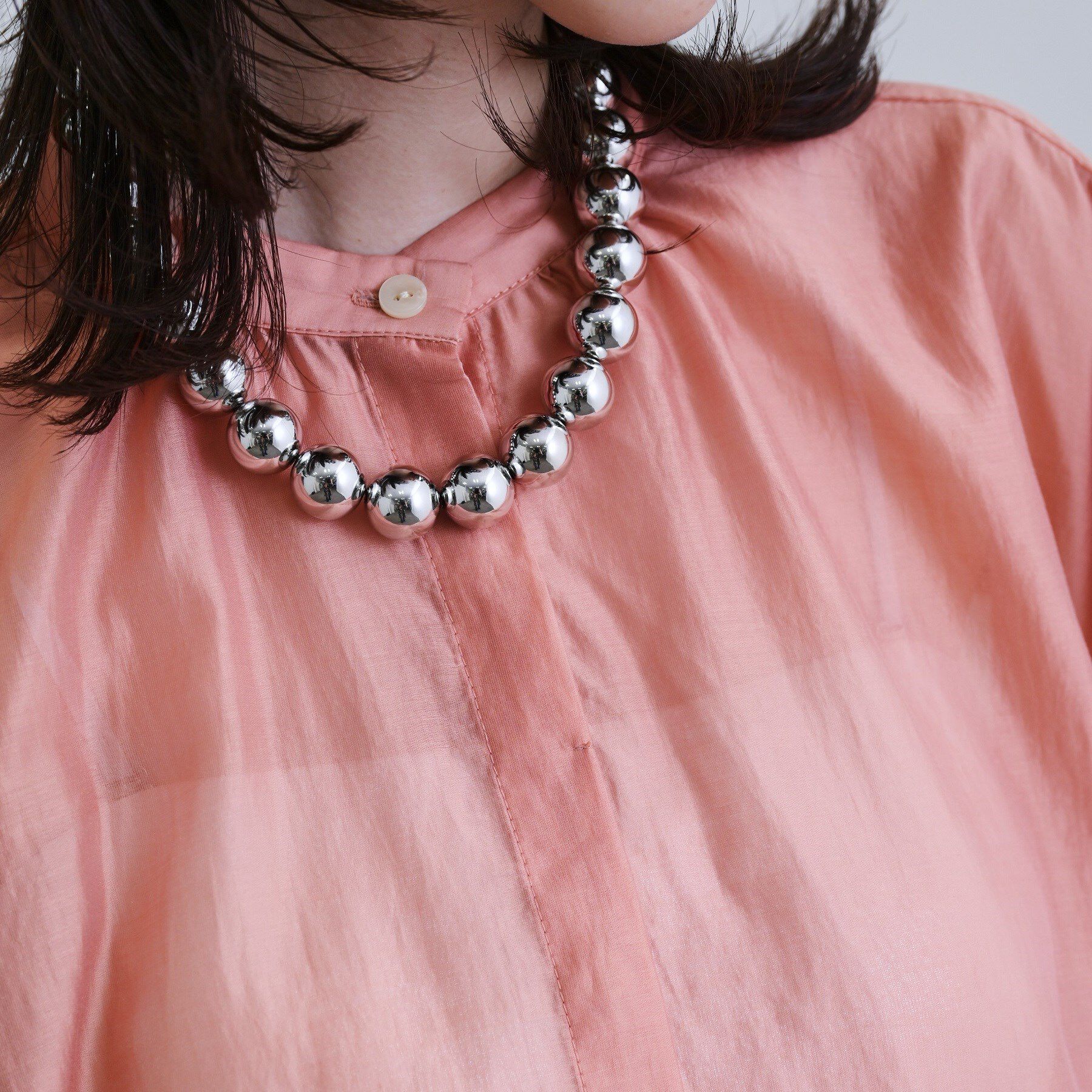 GALLEST「シアーローンミドル丈シャツ/シアーシャツ/シアートップス【洗える】」|シャツ・ブラウス|