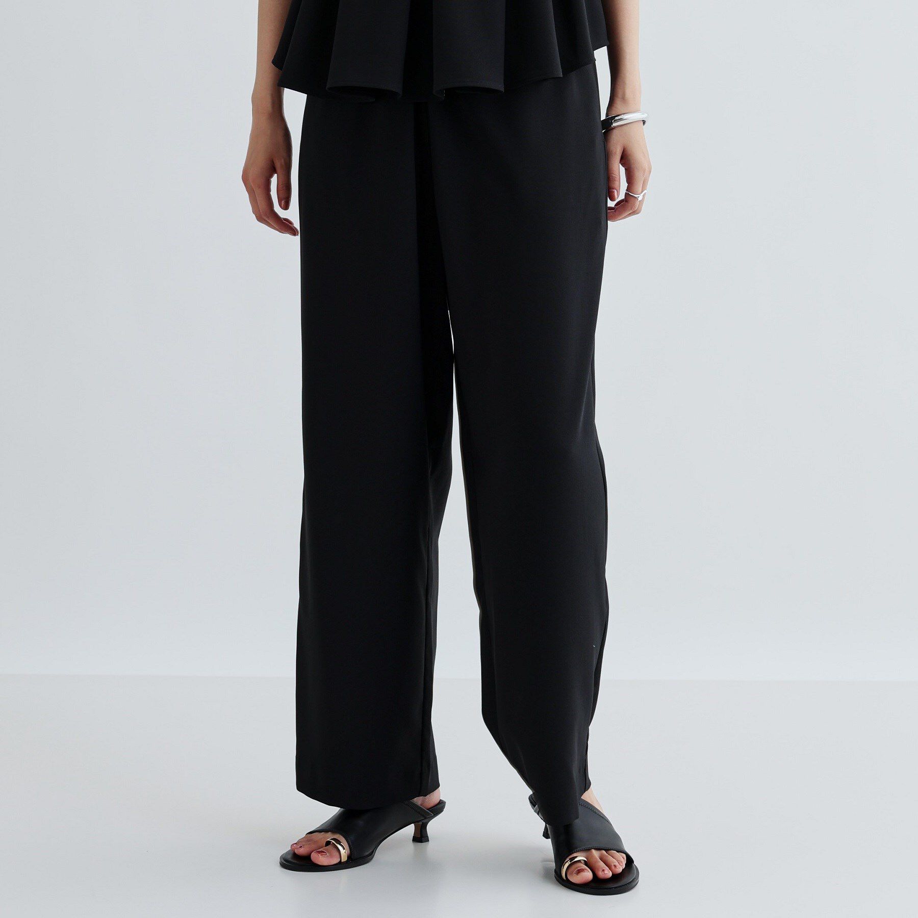 GALLEST「【セットアップ対応】リネンライクイージーパンツ【カセット服/通勤・オフィス】」|その他|