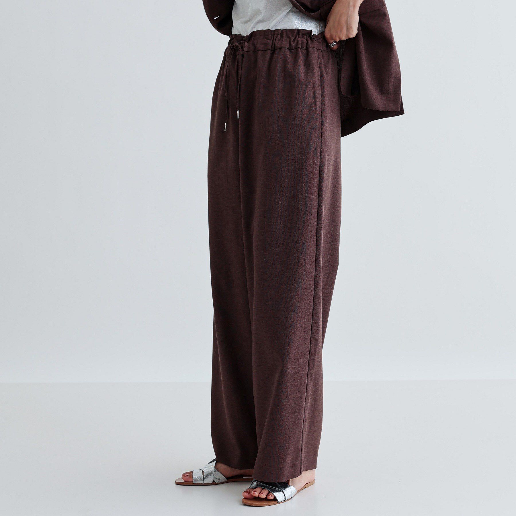 GALLEST「【セットアップ対応】リネンライクイージーパンツ【カセット服/通勤・オフィス】」|その他|