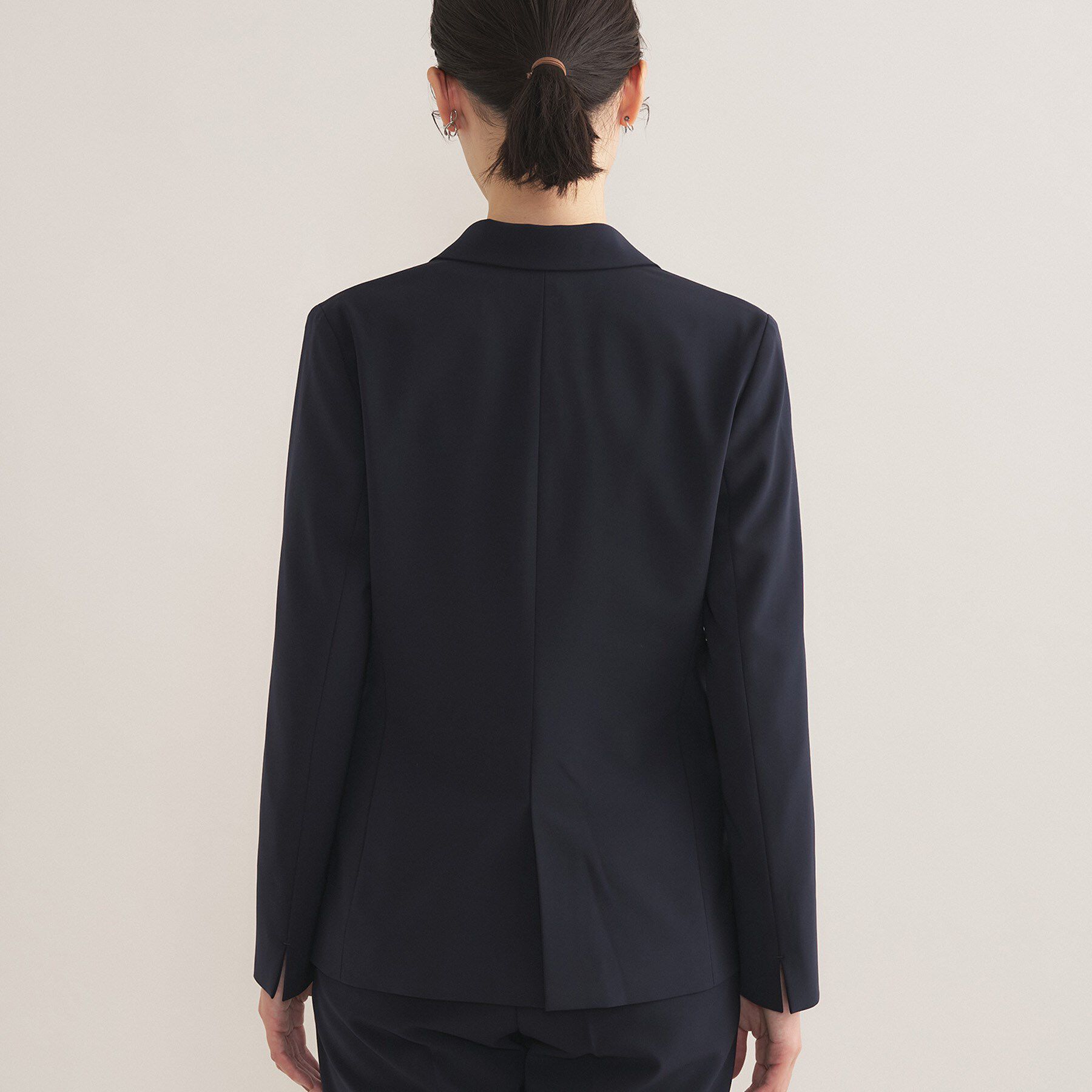 INDIVI「【通勤スーツ／洗える】ストレッチテーラードカラージャケット」|スーツ|