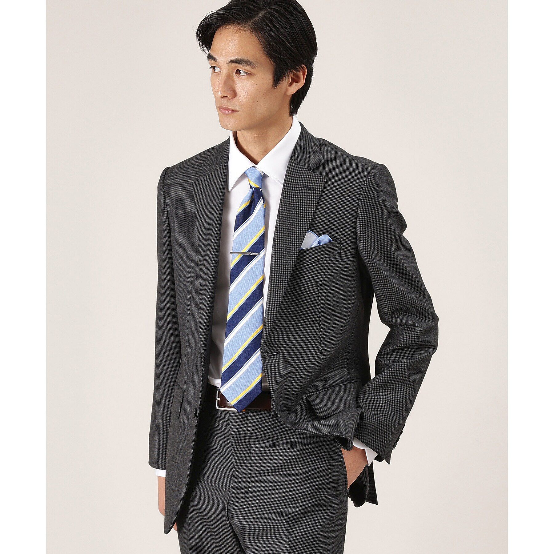 TAKEO KIKUCHI「【セレモニー対応】サテン4面パネル ポケットチーフ」|バンダナ・スカーフ|