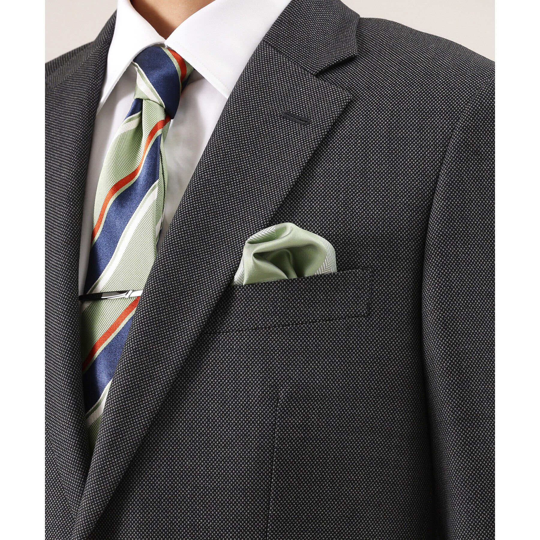 TAKEO KIKUCHI「【セレモニー対応】サテン4面パネル ポケットチーフ」|バンダナ・スカーフ|