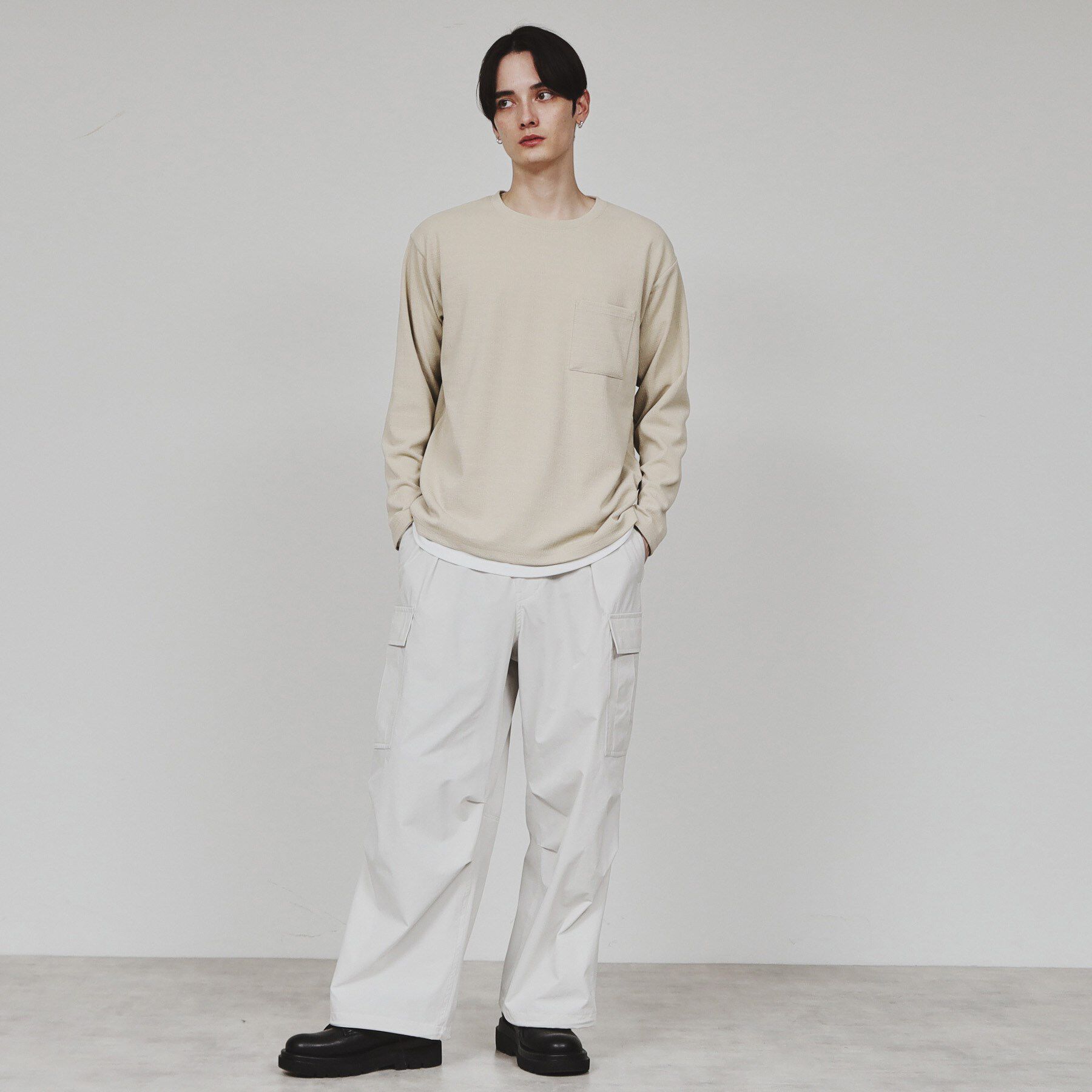 tk.TAKEO KIKUCHI「【セットアイテム】フクレジャカードアンサンブル」|Tシャツ・カットソー|