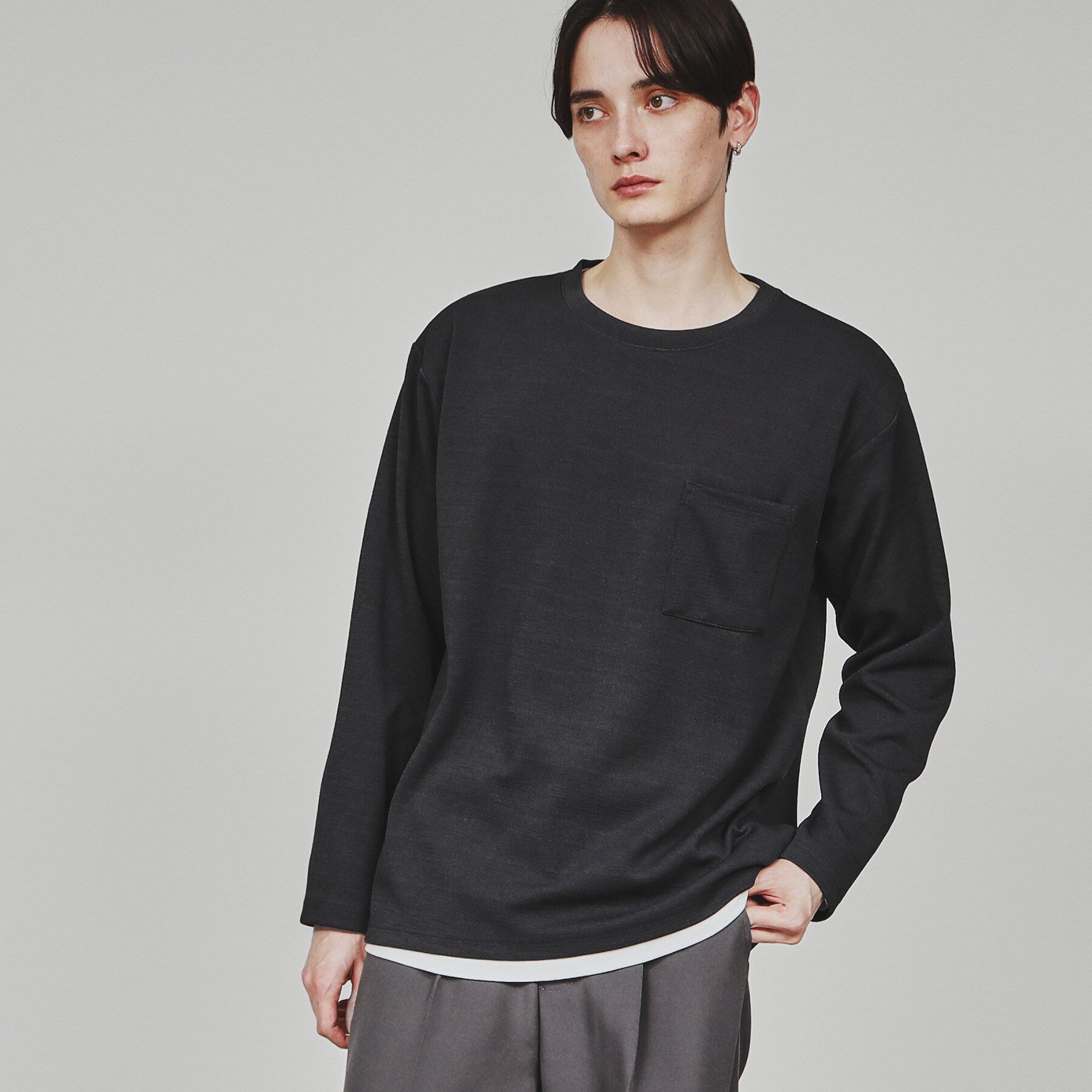 tk.TAKEO KIKUCHI「【セットアイテム】フクレジャカードアンサンブル」|Tシャツ・カットソー|