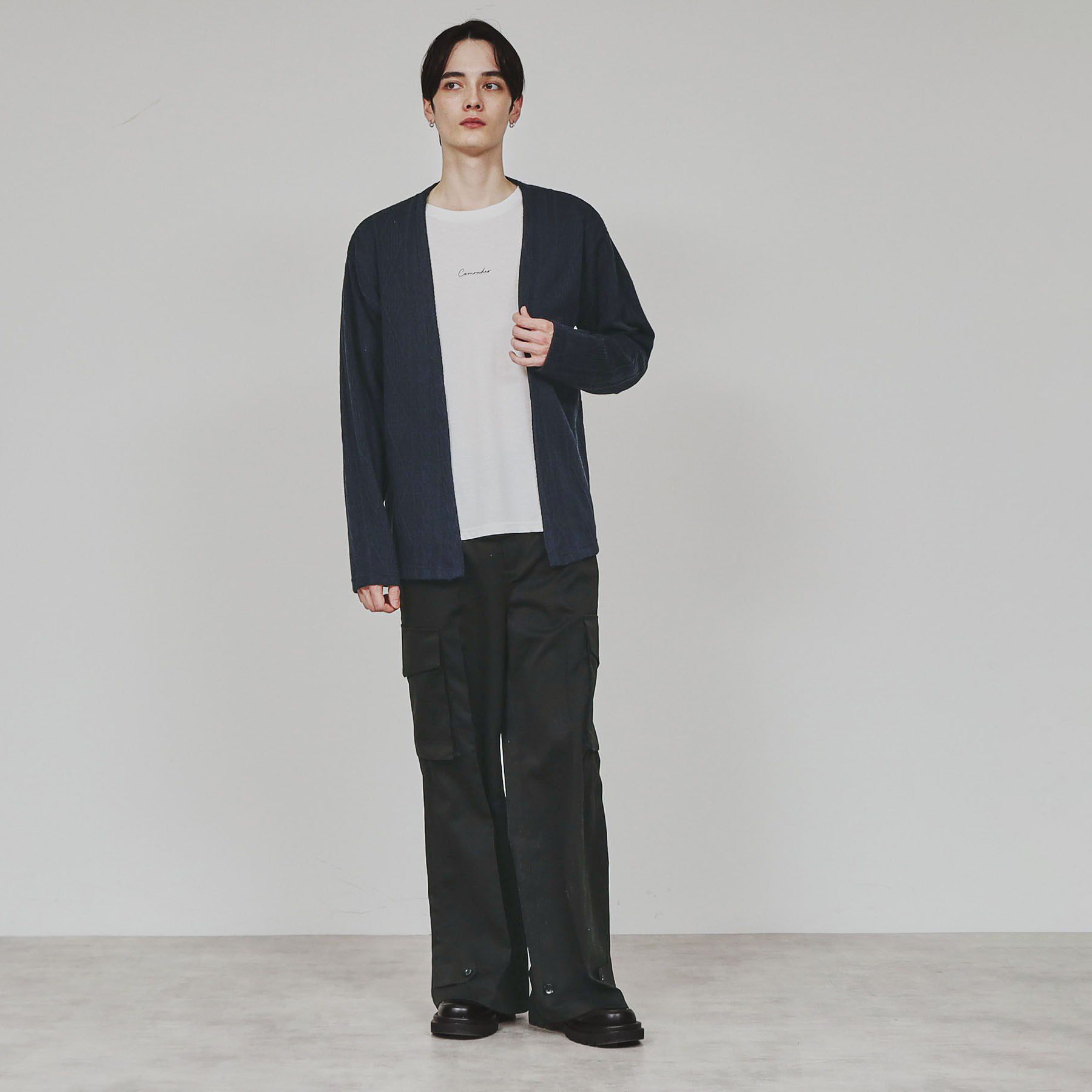 tk.TAKEO KIKUCHI「【セットアップ】フクレジャカードカーデアンサンブル」|カーディガン|