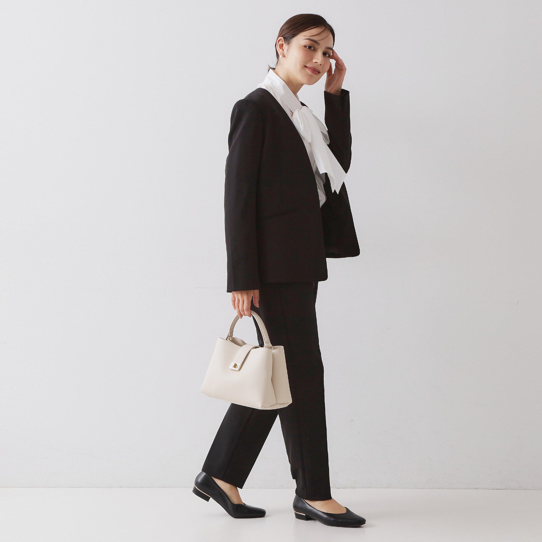 OPAQUE.CLIP「≪通勤・セレモニーセットアップ対応≫ テーパードパンツダブルクロス【洗濯機OK】」|その他|