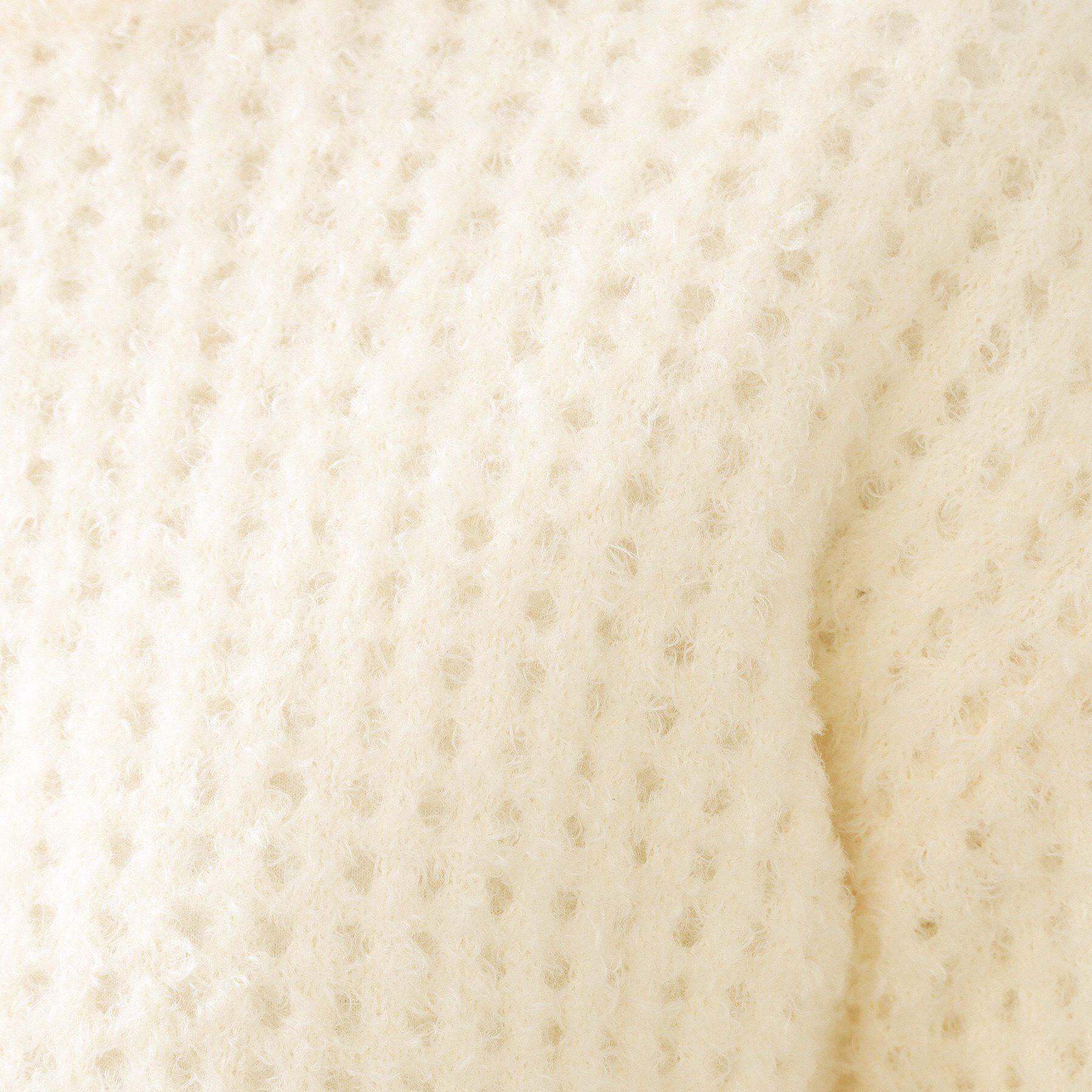 OPAQUE.CLIP「モールヤーンメッシュニット【洗濯機OK】」|ニット・セーター|