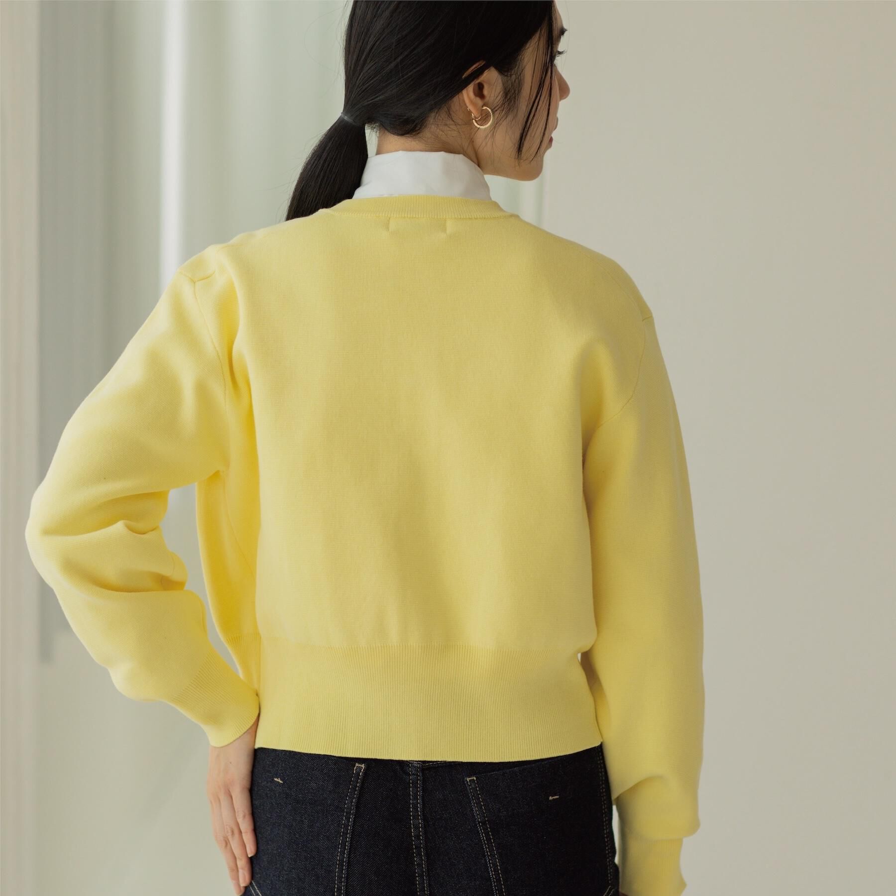 OPAQUE.CLIP「フラップポケット金ボタンニットカーディガン【洗濯機OK】」|カーディガン|