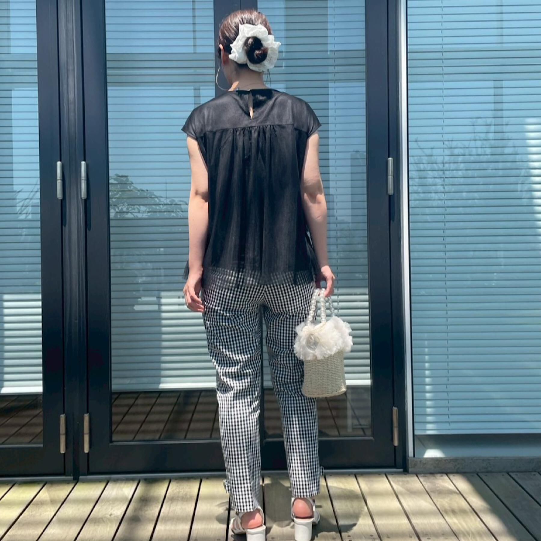 Couture broach「【マシンウォッシャブル・大人可愛い】チュールプリーツチュニック」|Tシャツ・カットソー|