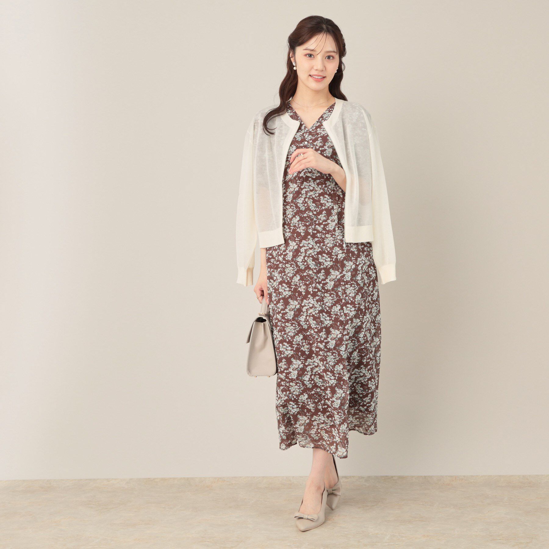 Couture broach「LEVITAシアージップアップブルゾン」|カーディガン|