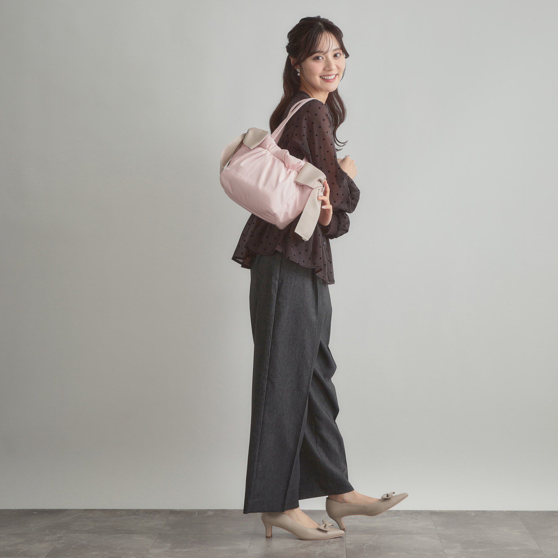 Couture broach「サイドリボントートバッグ」|トートバッグ|