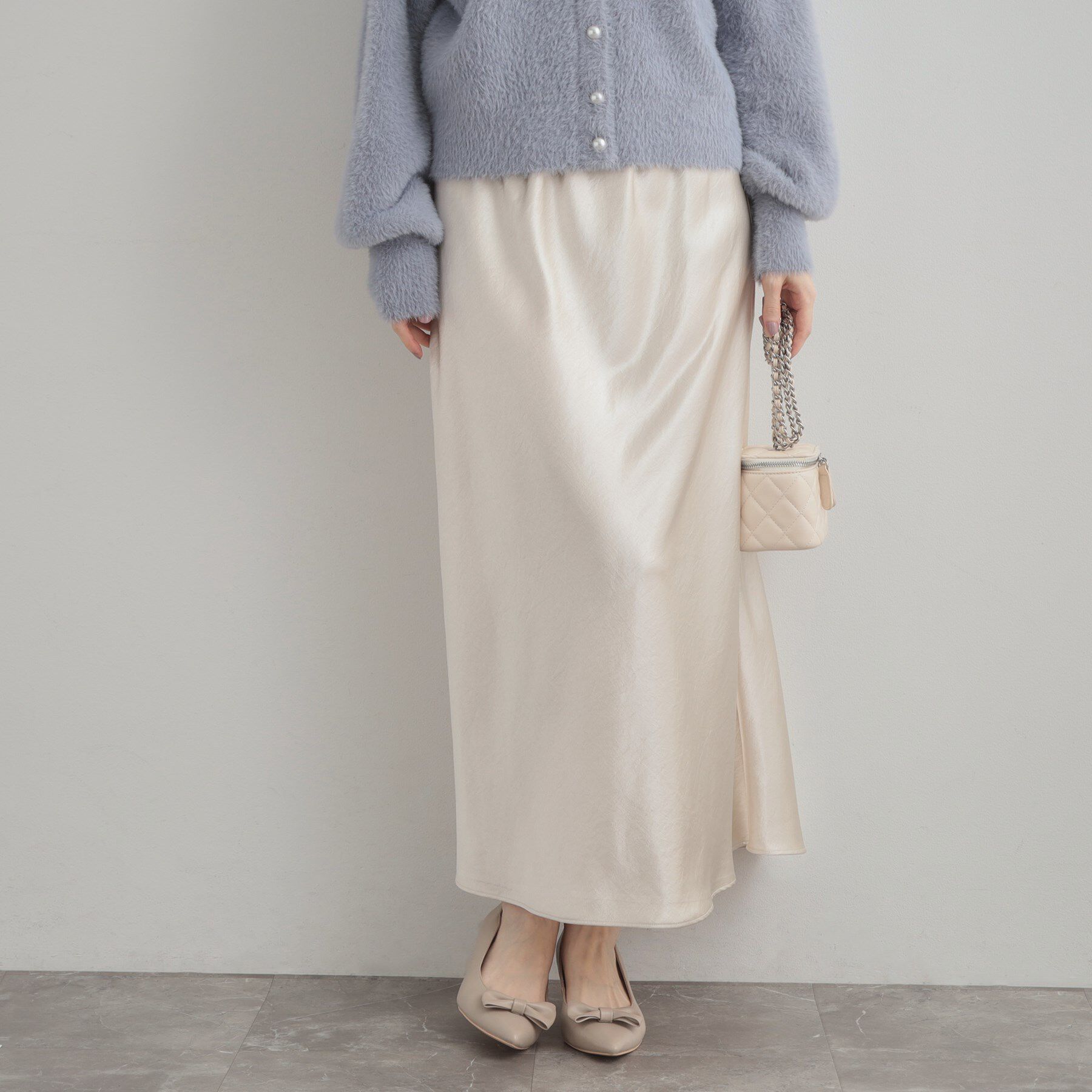 Couture broach「シルキーヘビーサテンスカート」|スカート|