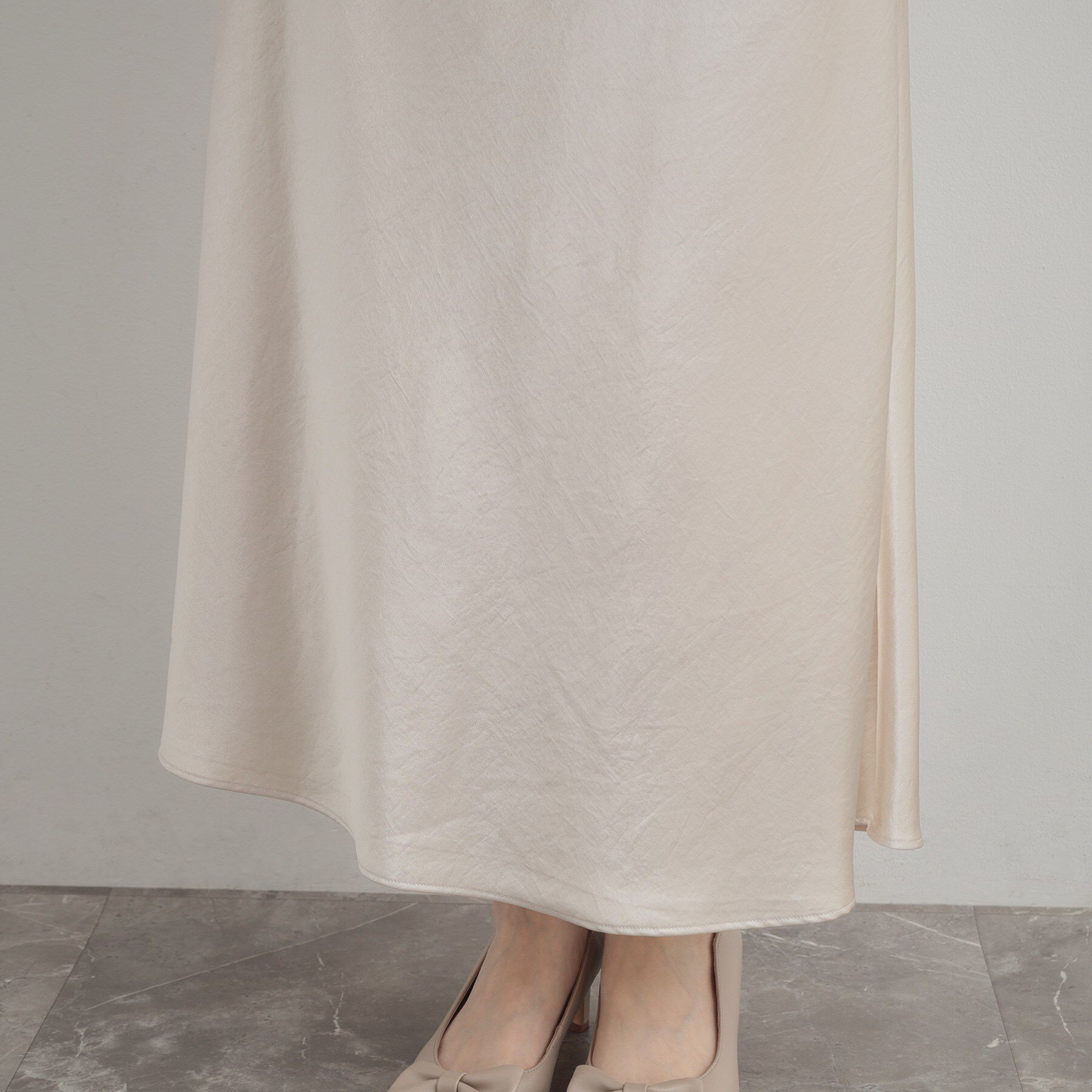 Couture broach「シルキーヘビーサテンスカート」|スカート|