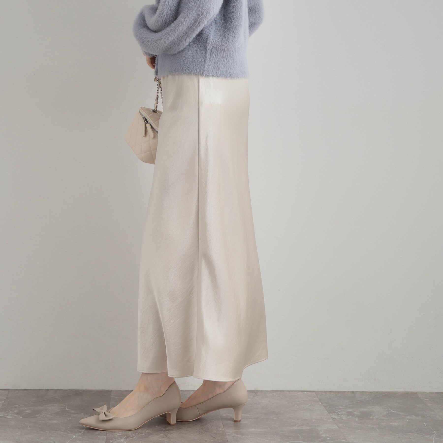 Couture broach「シルキーヘビーサテンスカート」|スカート|