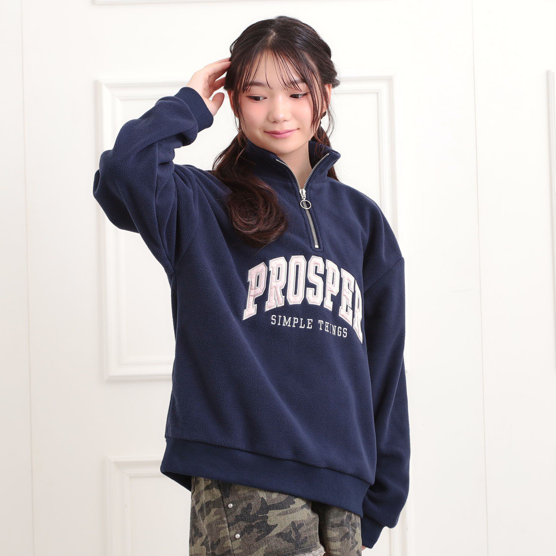 PINK-latte「ハーフジップフリーストレーナー」|その他|