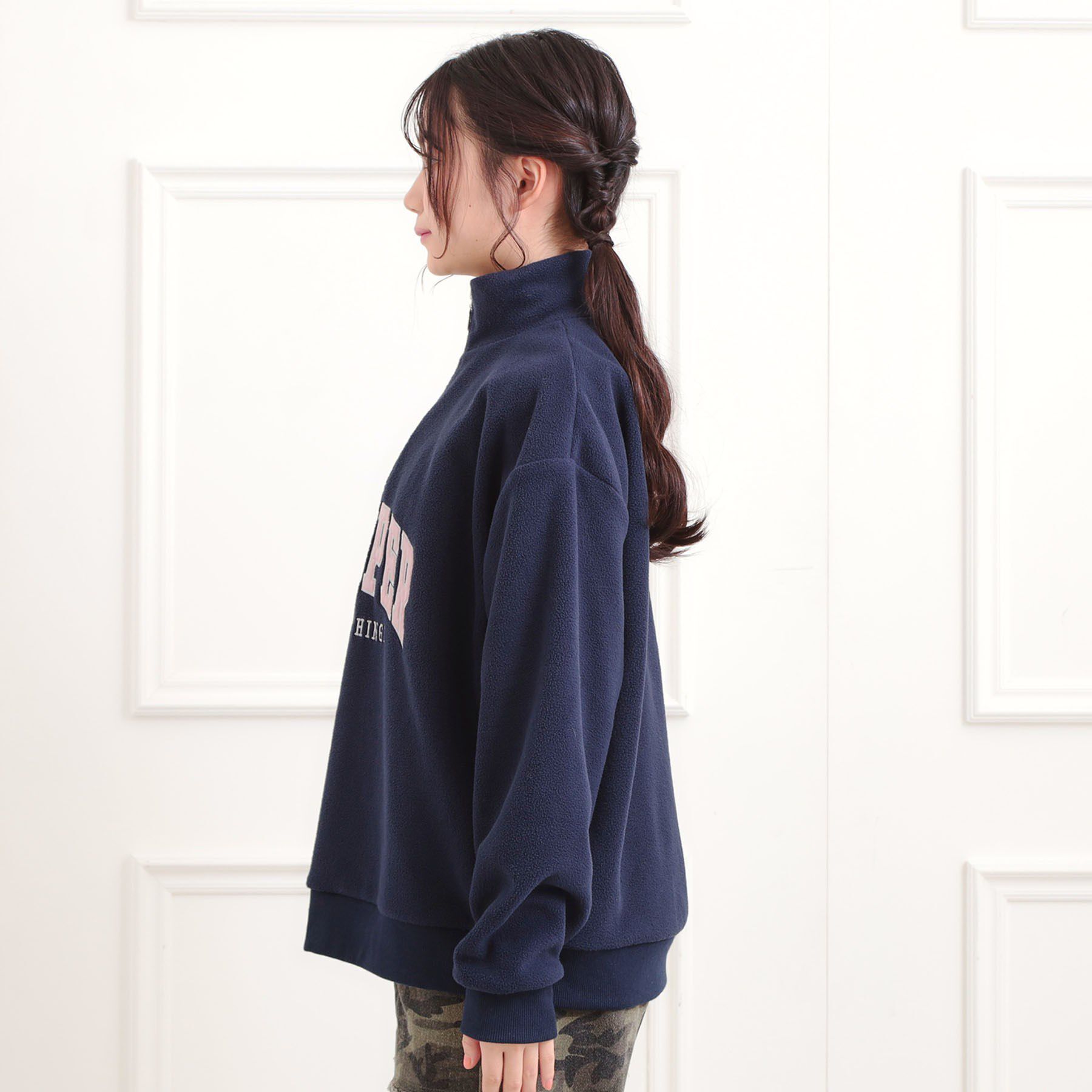 PINK-latte「ハーフジップフリーストレーナー」|その他|