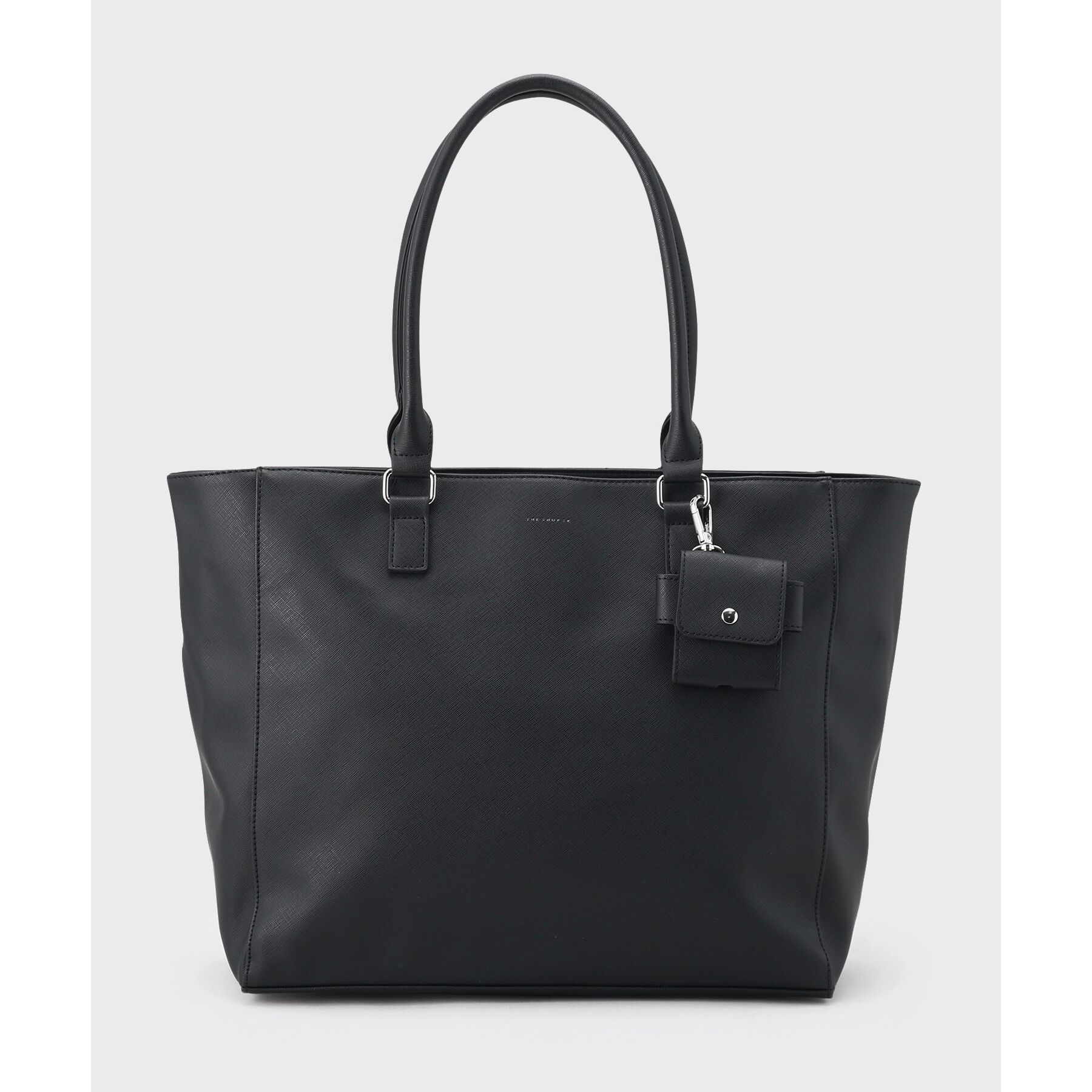 THE SHOP TK「【A4サイズ／ビジネスでも使える】合皮トートバッグ イヤホンケース付き」|トートバッグ|