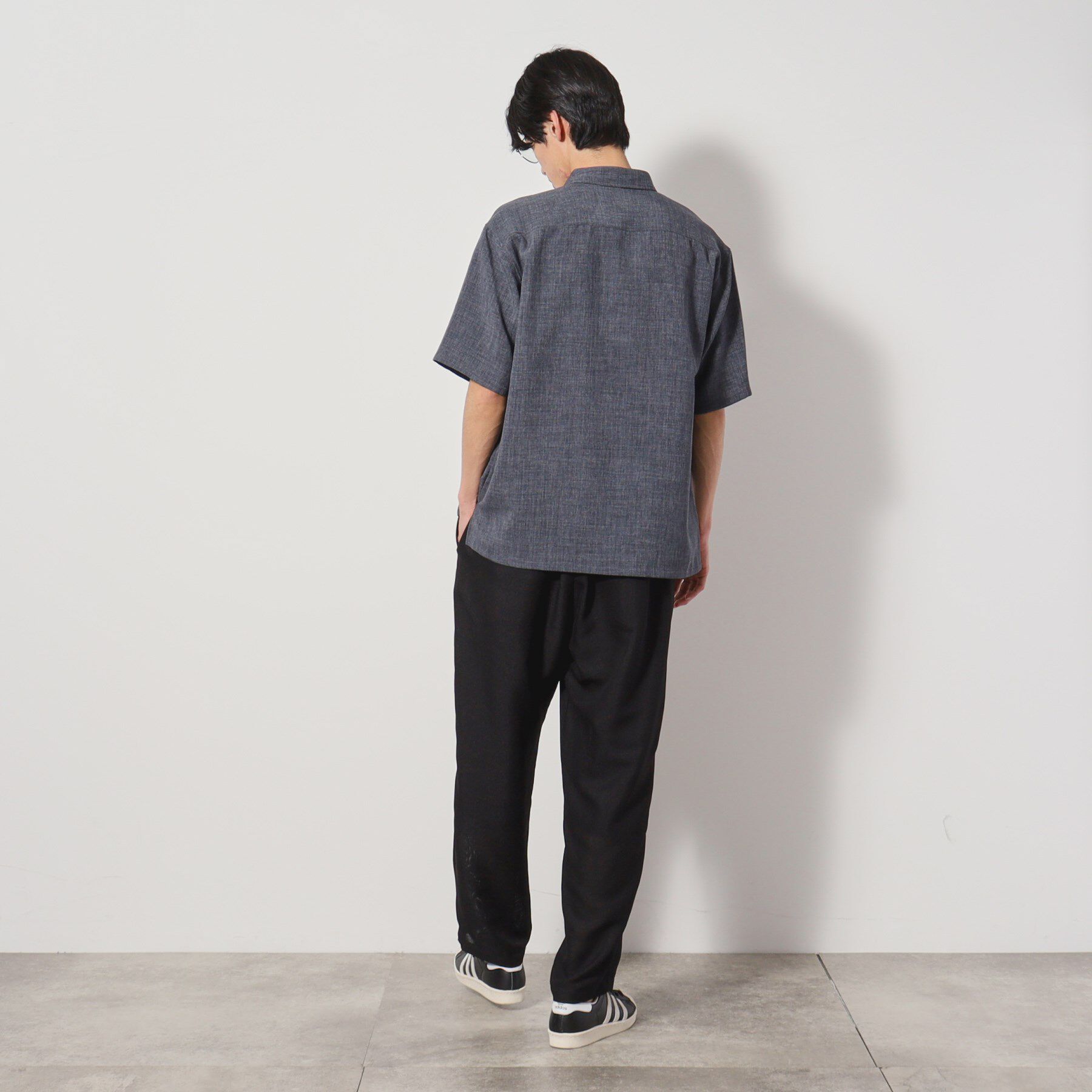 THE SHOP TK「リネンライク半袖シャツ セットアップ可」|シャツ・ブラウス|