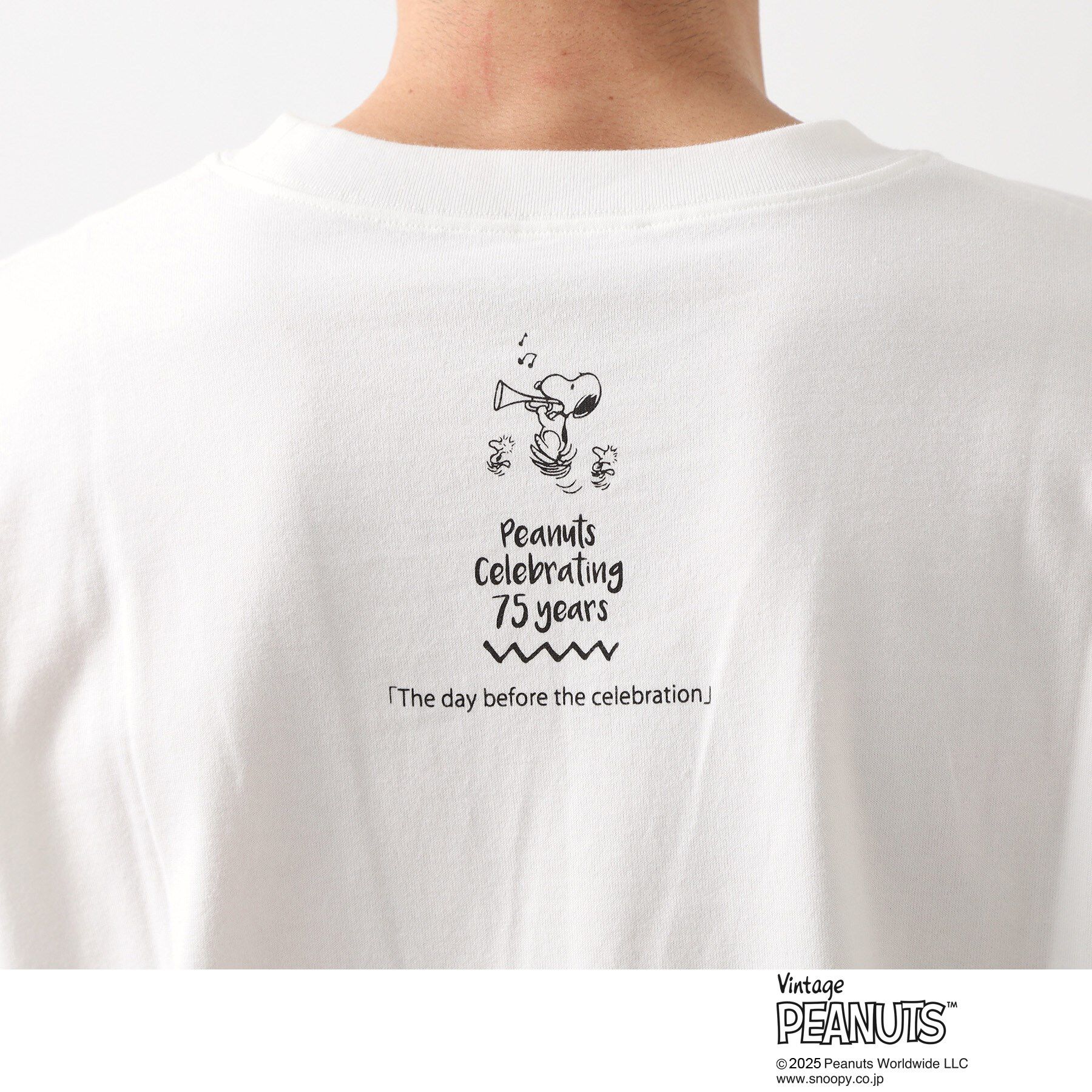 THE SHOP TK「75周年PEANUTSデザイン半袖Tシャツ」|Tシャツ・カットソー|