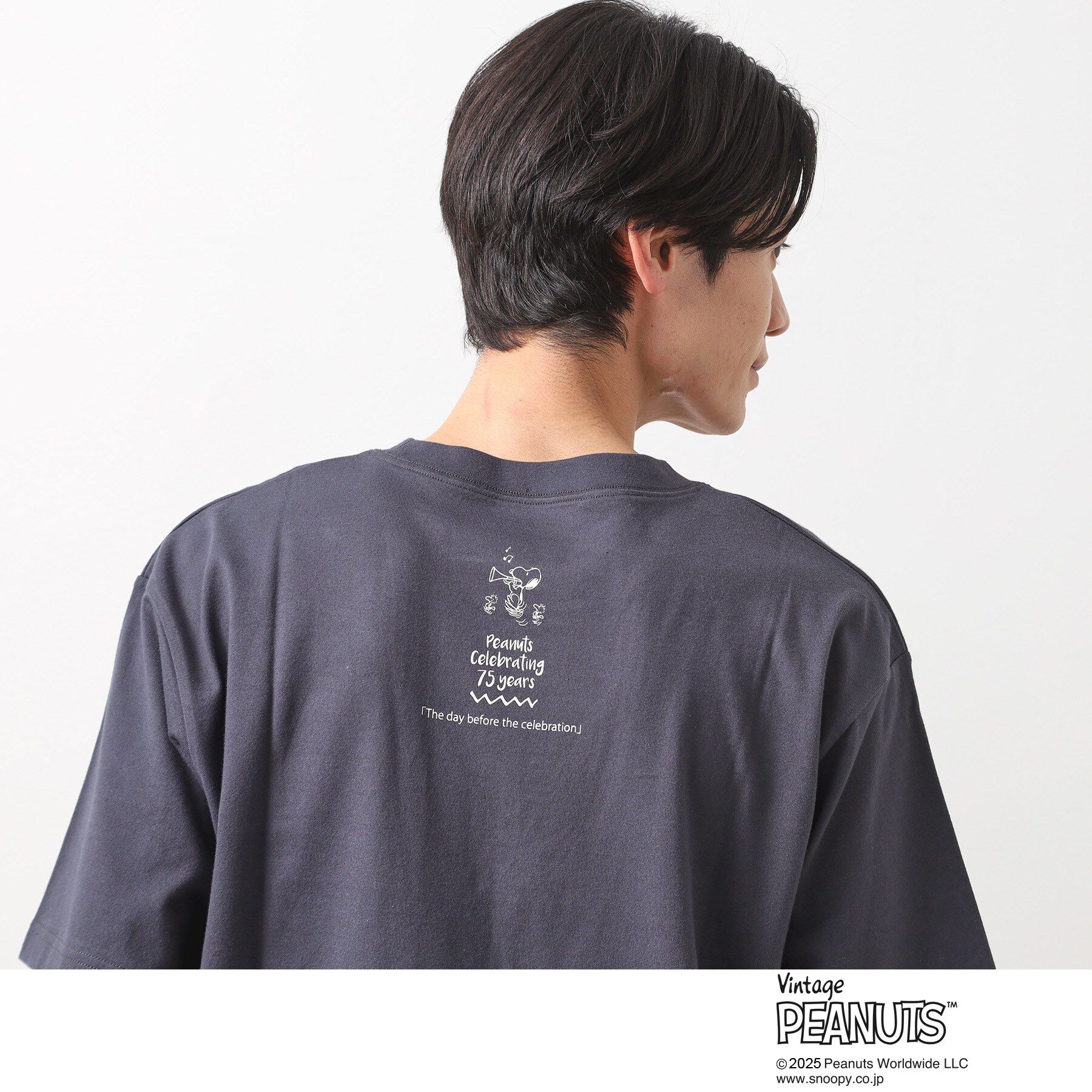 THE SHOP TK「75周年PEANUTSデザイン半袖Tシャツ」|Tシャツ・カットソー|