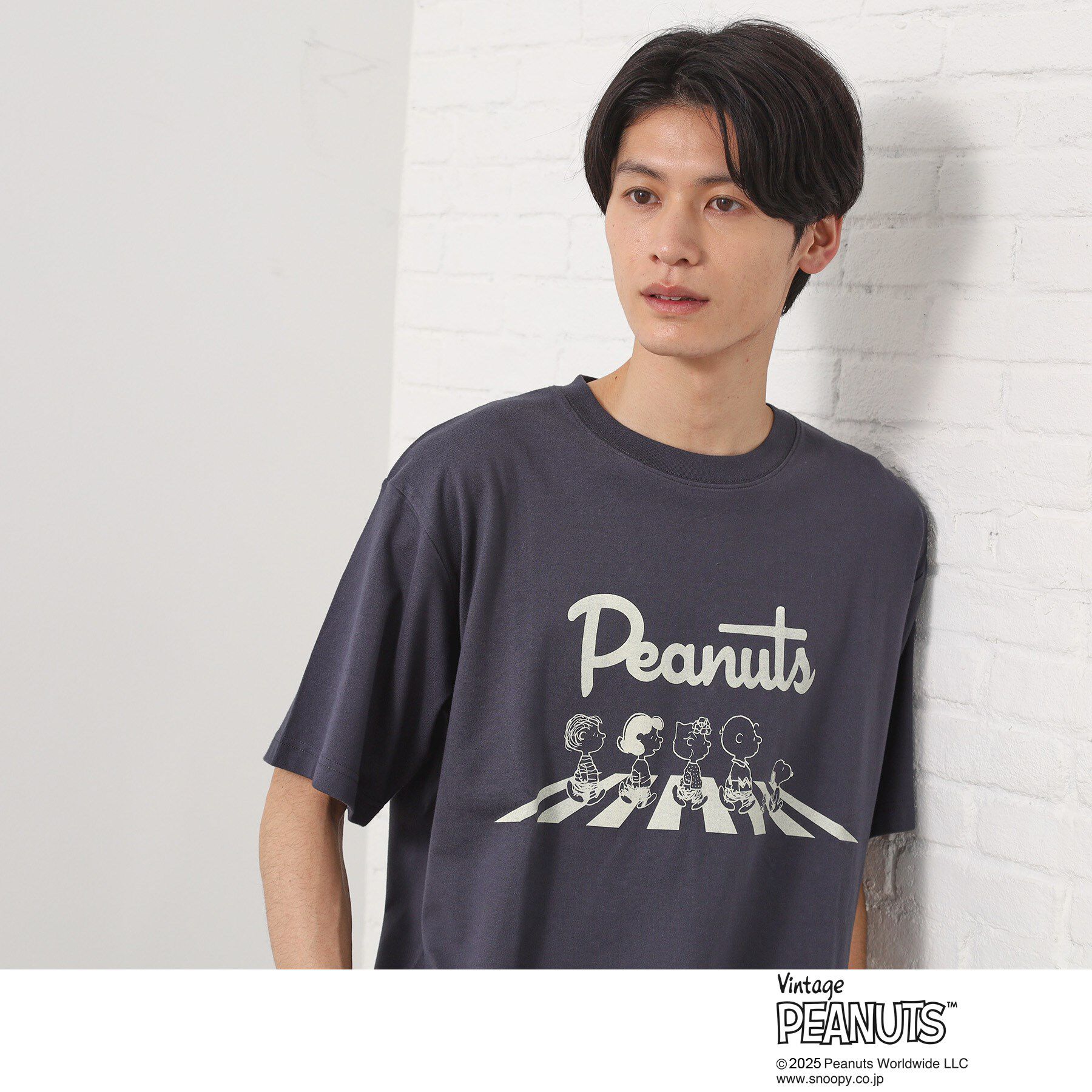 THE SHOP TK「75周年PEANUTSデザイン半袖Tシャツ」|Tシャツ・カットソー|