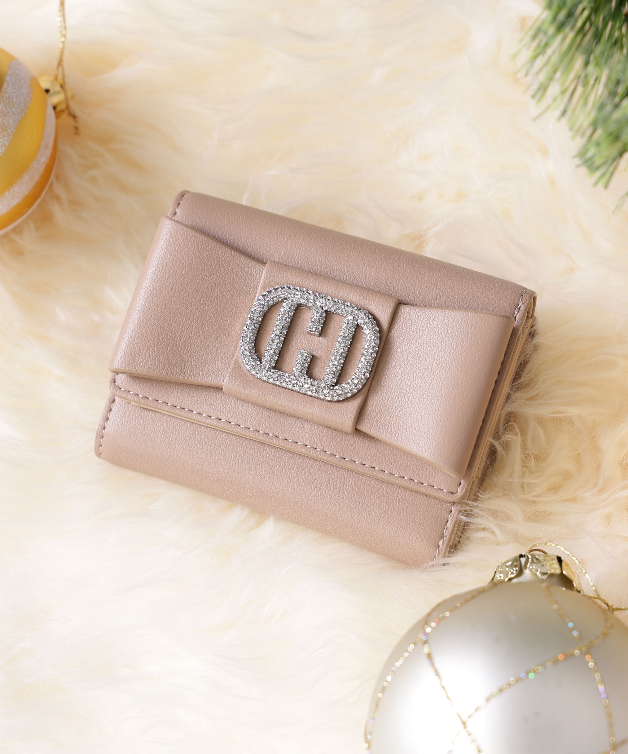  「wink J ミニウォレット」|財布|モカ