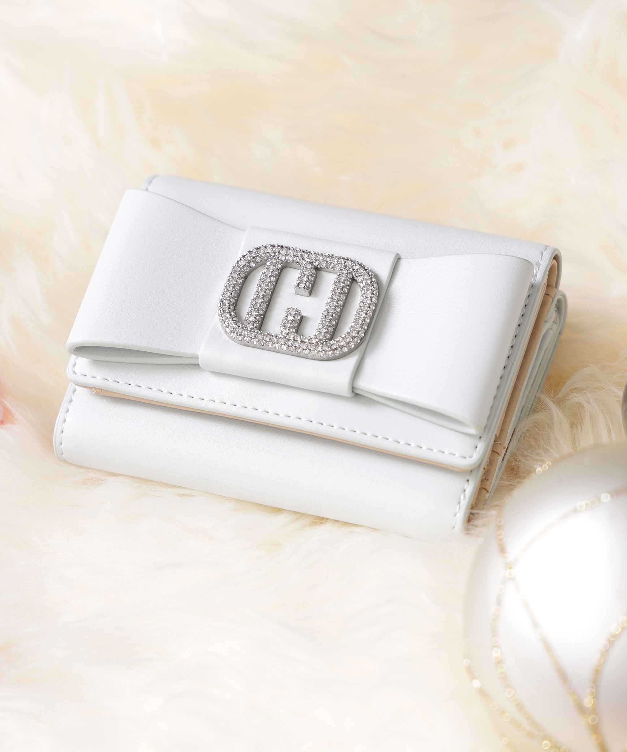  「wink J ミニウォレット」|財布|ブルー