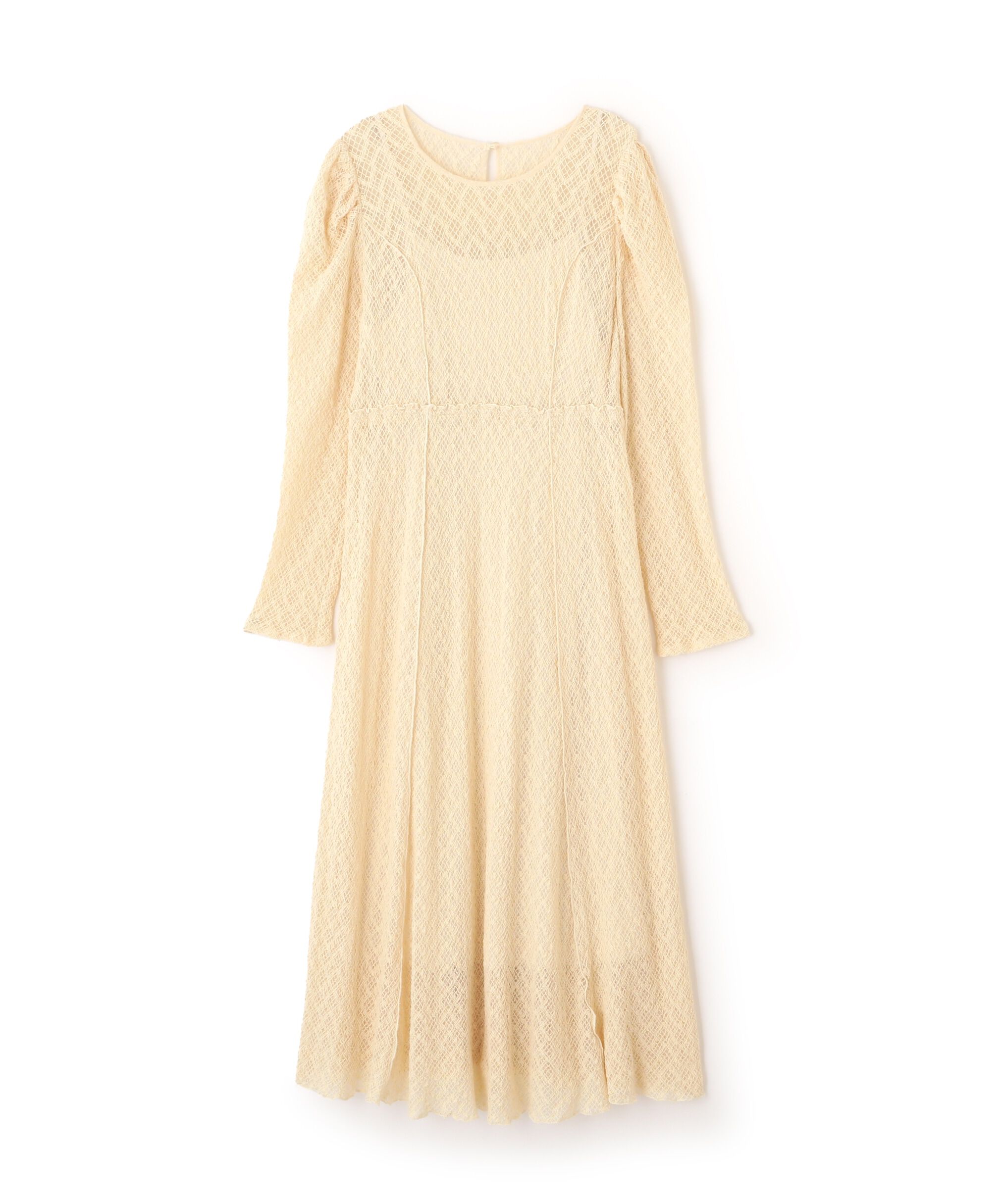 PROPORTION BODY DRESSING「コルセットベルト付きレースワンピース　24AW」|ワンピース|