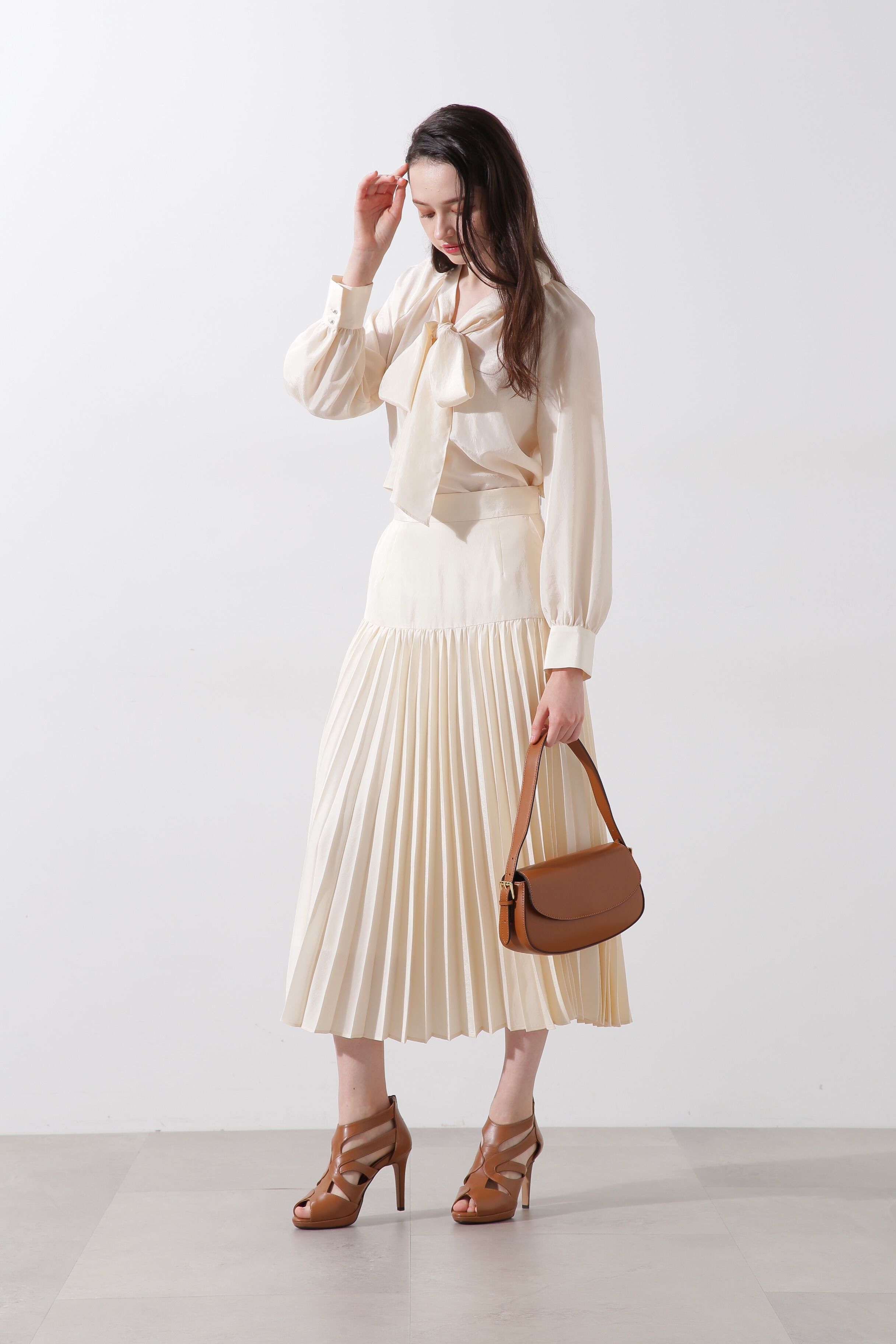  「◆ヨークプリーツスカート」|スカート|