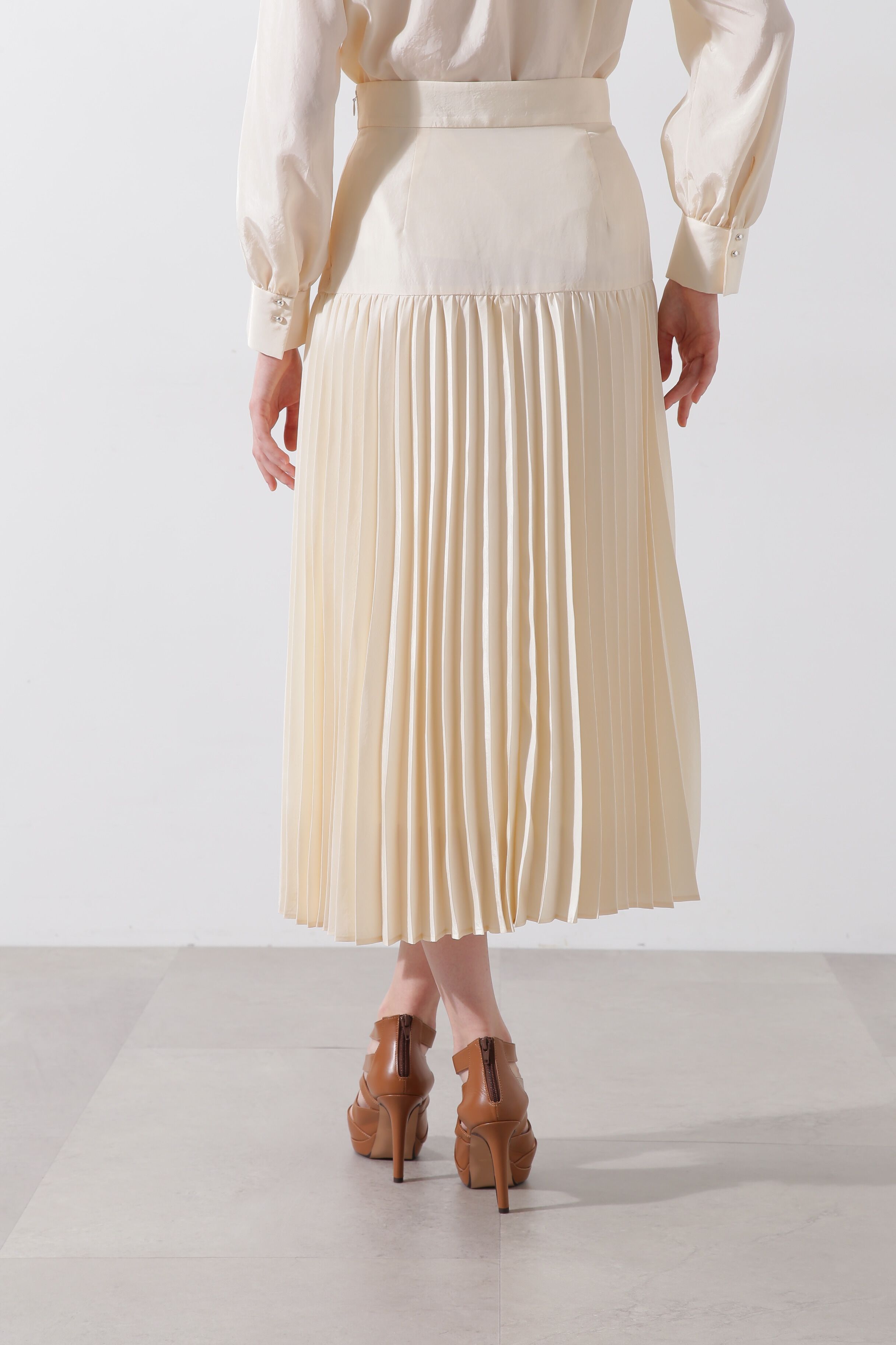  「◆ヨークプリーツスカート」|スカート|