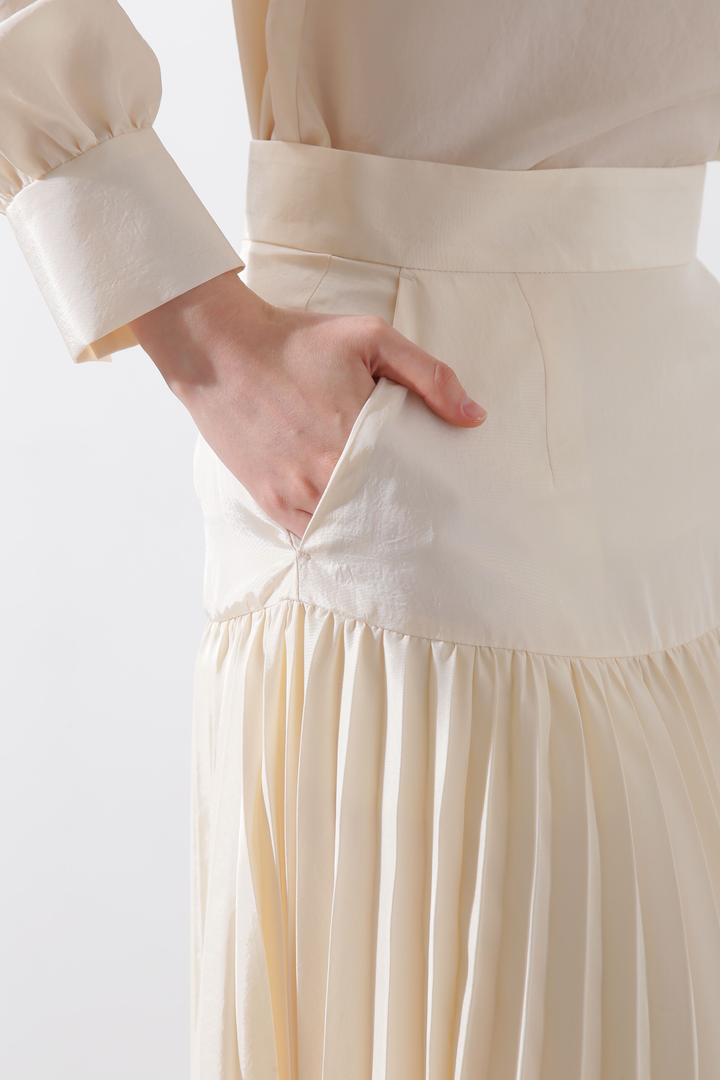  「◆ヨークプリーツスカート」|スカート|