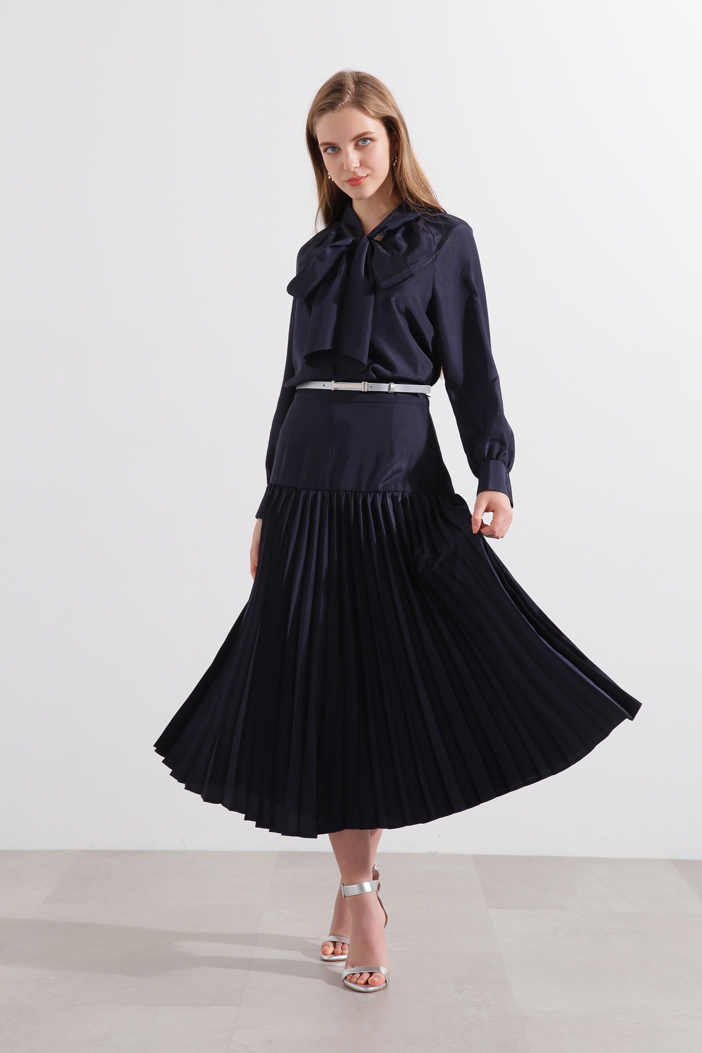  「◆ヨークプリーツスカート」|スカート|