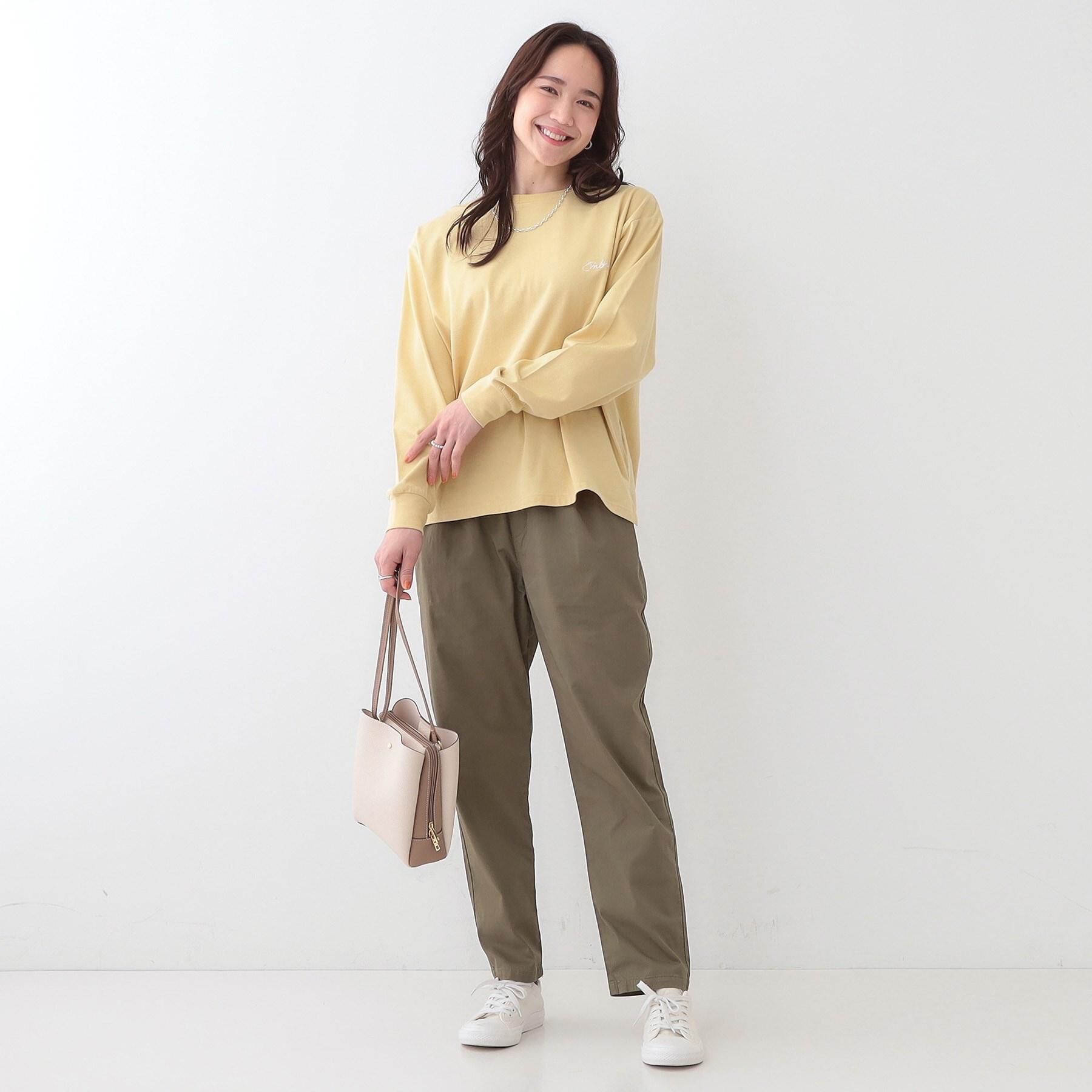 SHOO･LA･RUE「【洗える/美脚シルエット】綿ストレッチイージーテーパードパンツ」|その他|